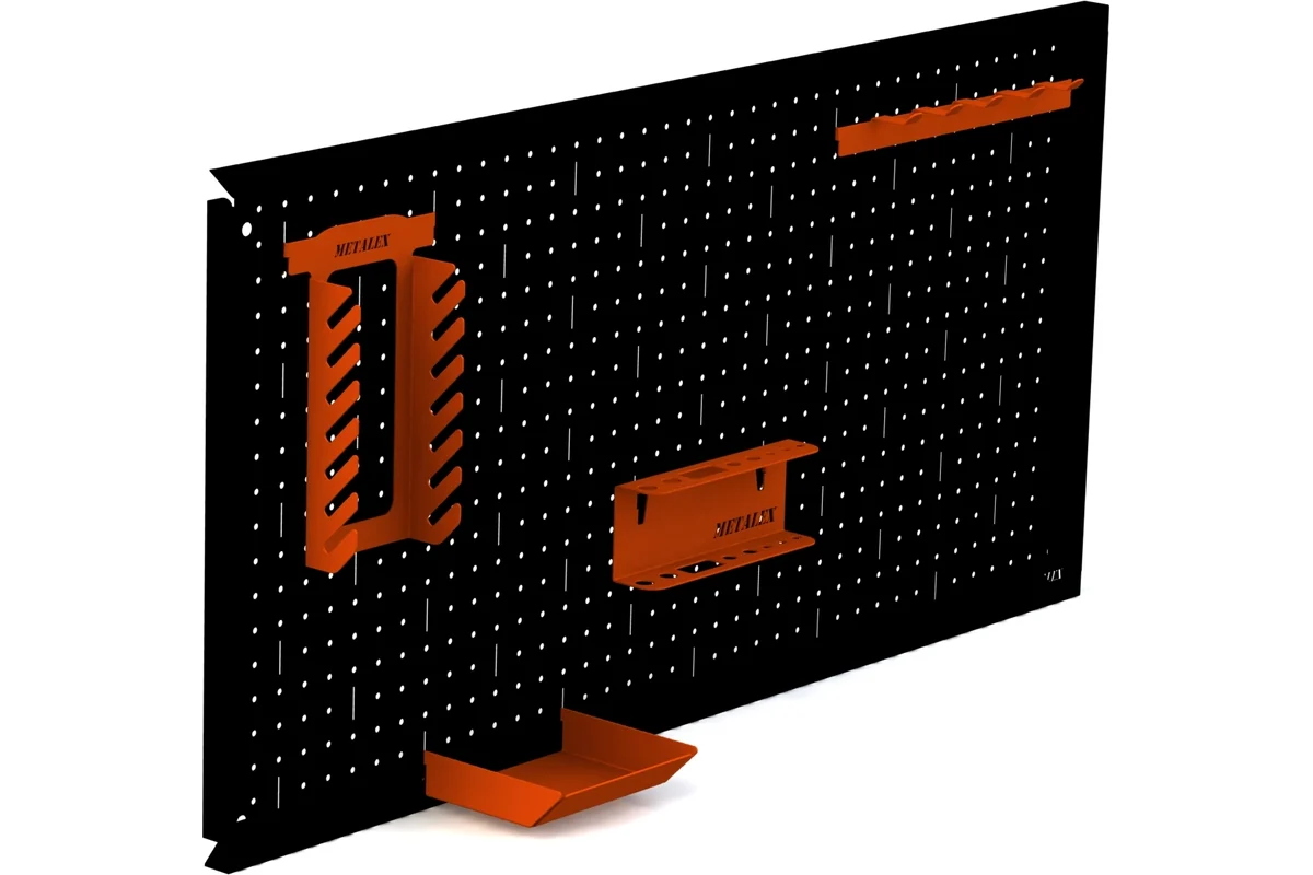 Изображение товара Металлическая перфопанель Metalex PRCHA40100 400x1000 черная