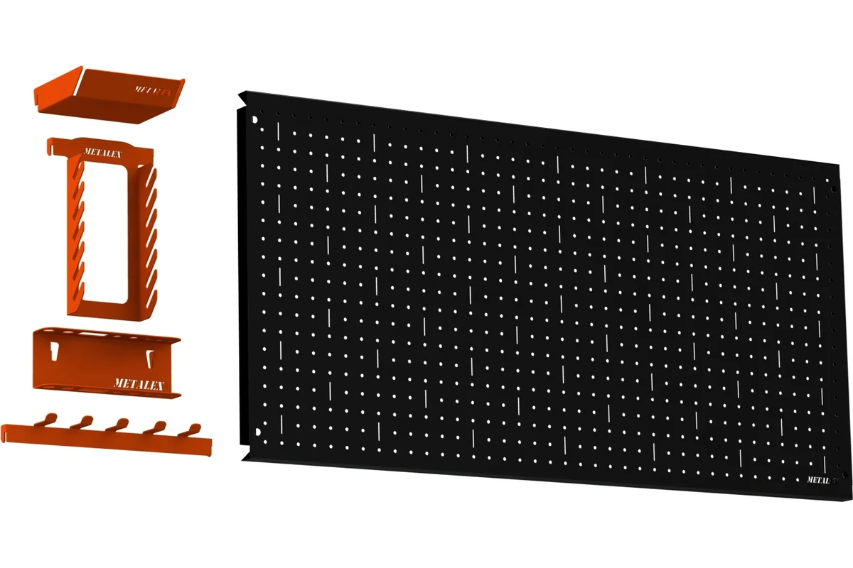 Изображение товара Панель для инструментов Metalex Prcha40120 50x400 мм сталь черная