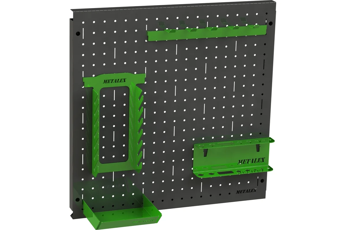 Изображение товара Панель для инструментов Metalex PRSA9090 50x900 мм с перфорацией и крепежом