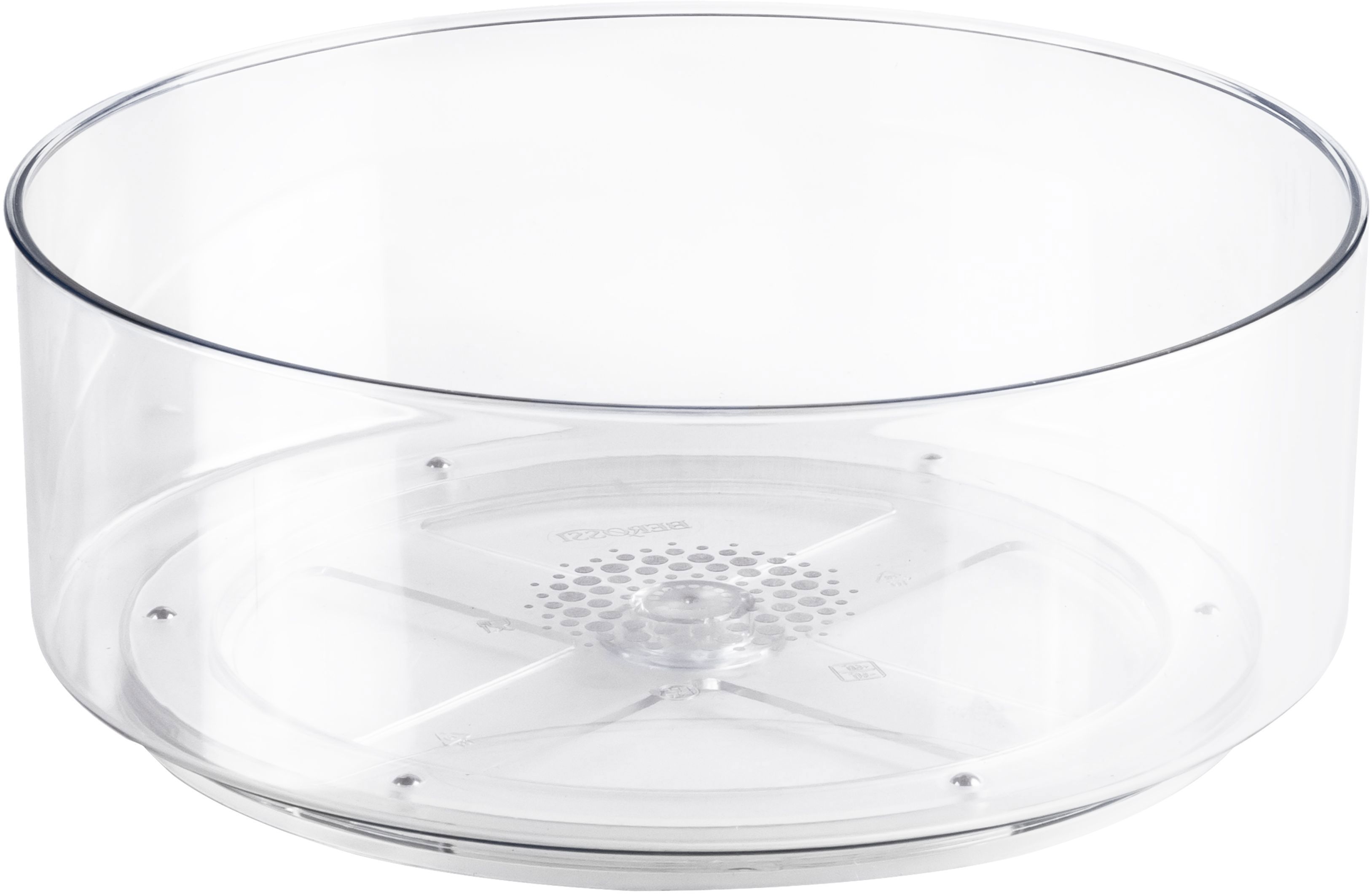 Изображение товара Поднос Berossi Raido 23.1x8.8x23.1 см пластик прозрачный универсальный