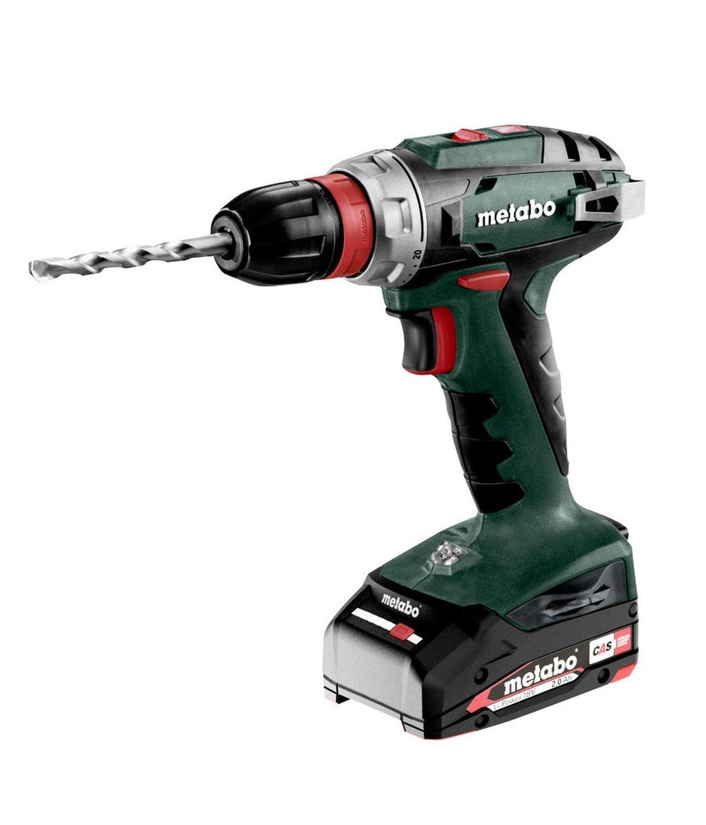 Изображение товара Дрель-шуруповерт аккумуляторная Metabo BS 18 602217500, 18 В Li-Ion 1x2 Ач