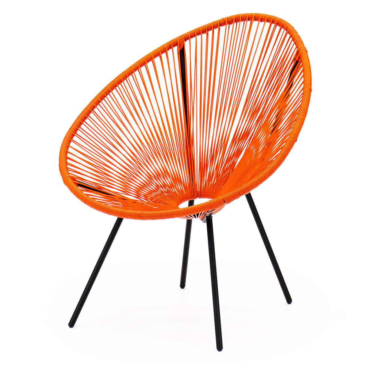 Изображение товара Кресло садовое Kornera Акапулько оранжевый медный искусственный ротанг