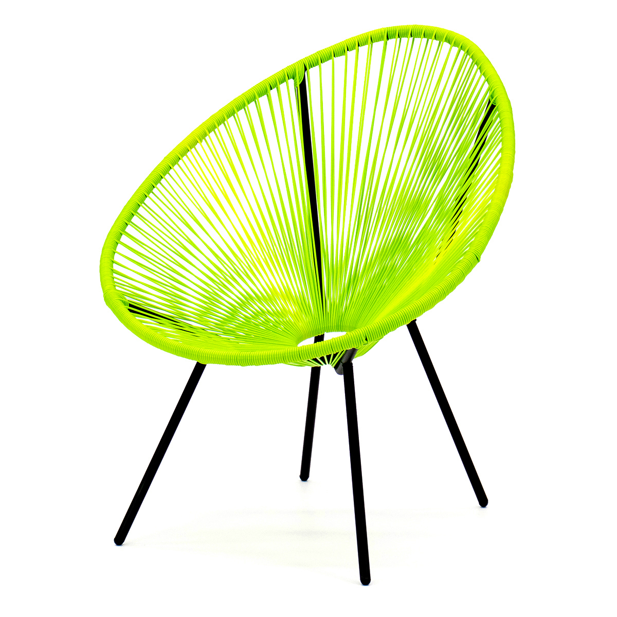 Изображение товара Кресло садовое Kornera Акапулько без подушки, зеленое, Россия