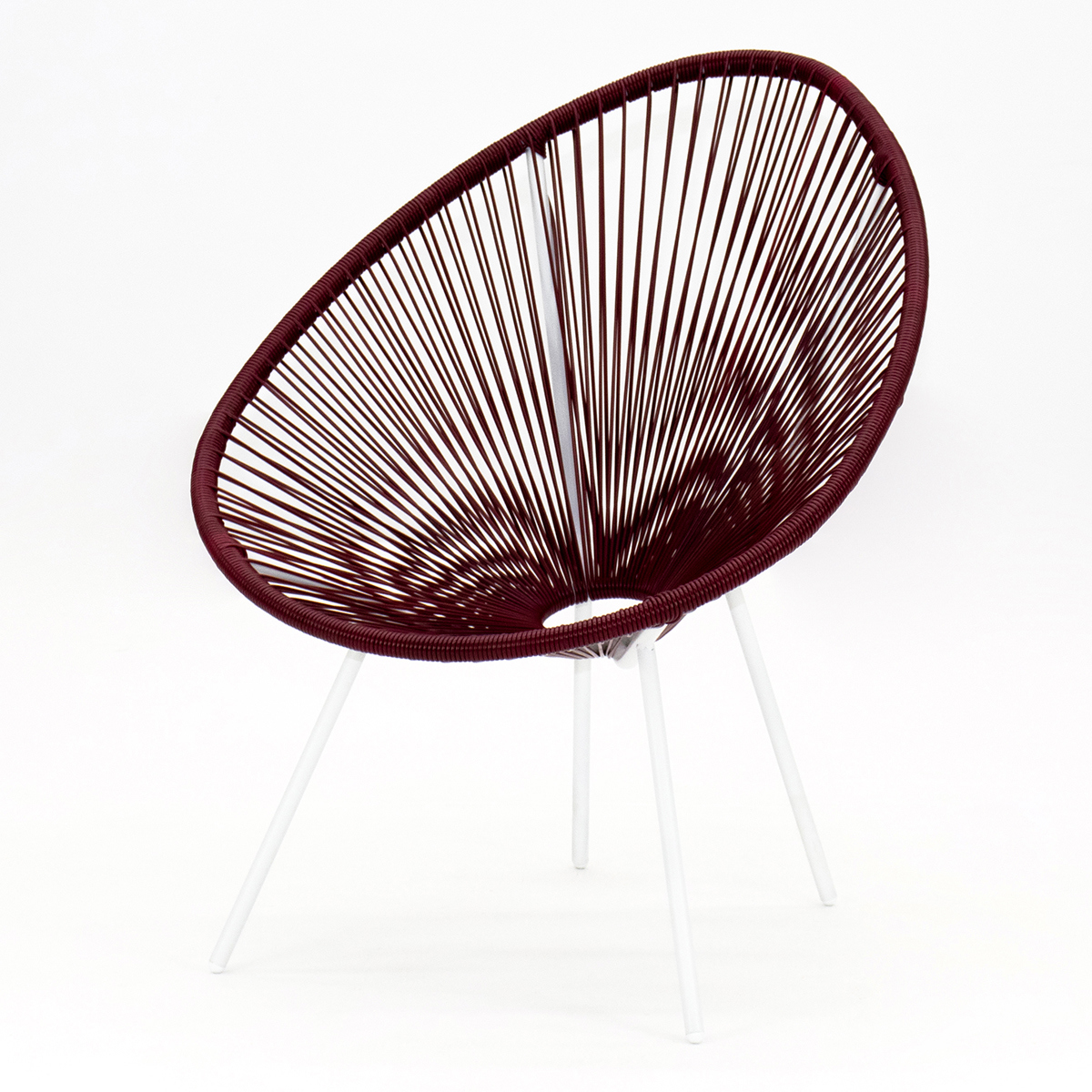 Изображение товара Кресло садовое Kornera Акапулько фиолетовое 71 см x 80 см x 86 см