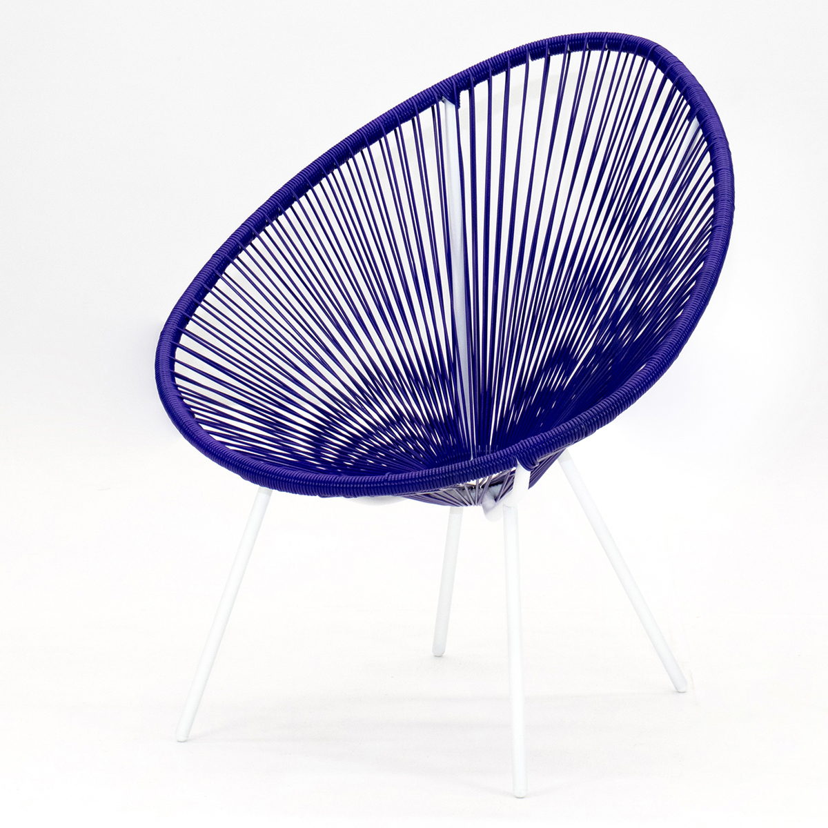 Изображение товара Кресло садовое Kornera Акапулько 013001-wt-vl, фиолетовое, Россия