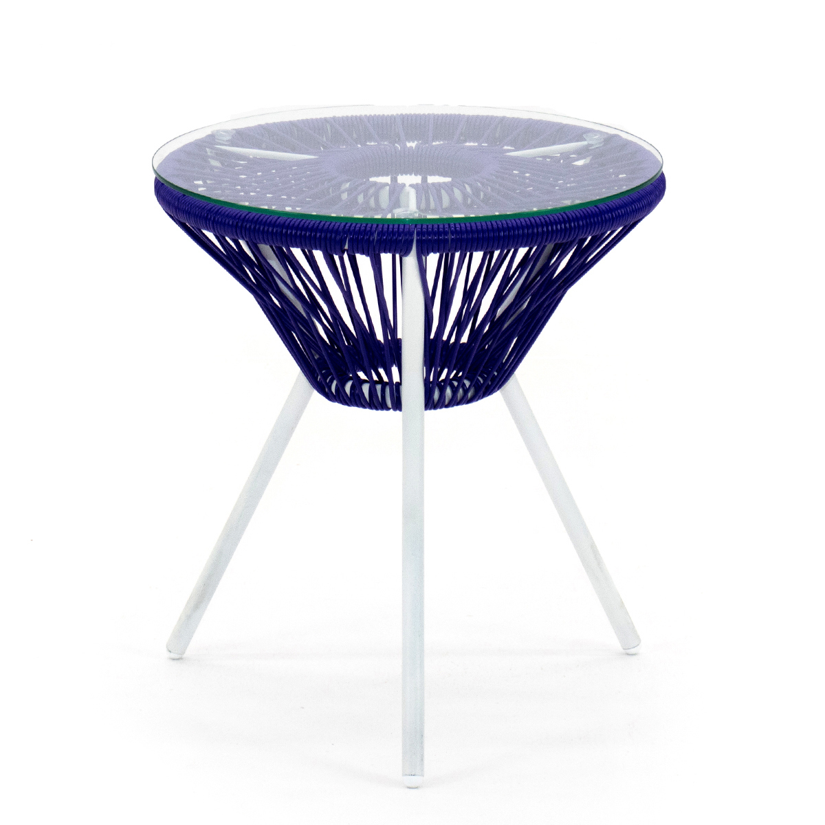 Изображение товара Садовый кофейный столик Kornera Акапулько фиолетовый 42х42х48 см