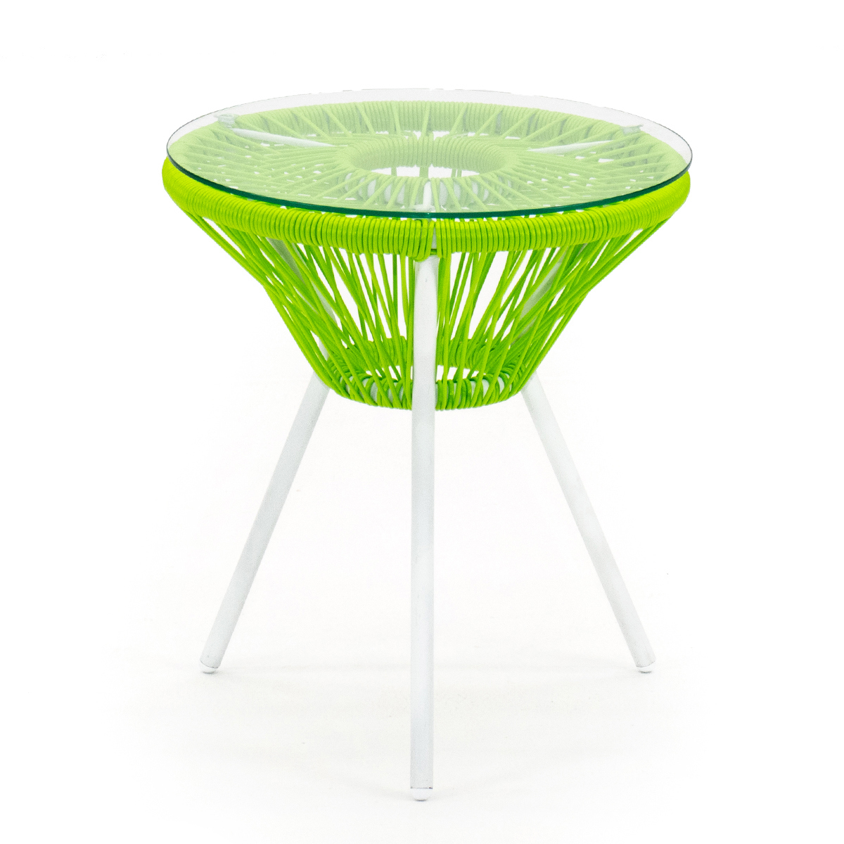 Изображение товара Садовый кофейный столик Kornera Акапулько 42 см зеленый для улицы