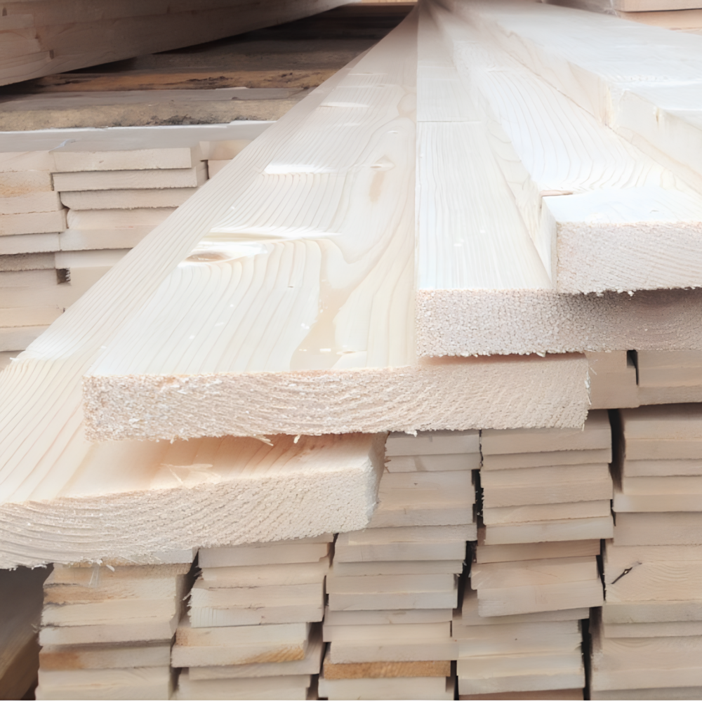 Изображение товара Доска строганая Big House 50x100x3000 мм сосна/елЬ