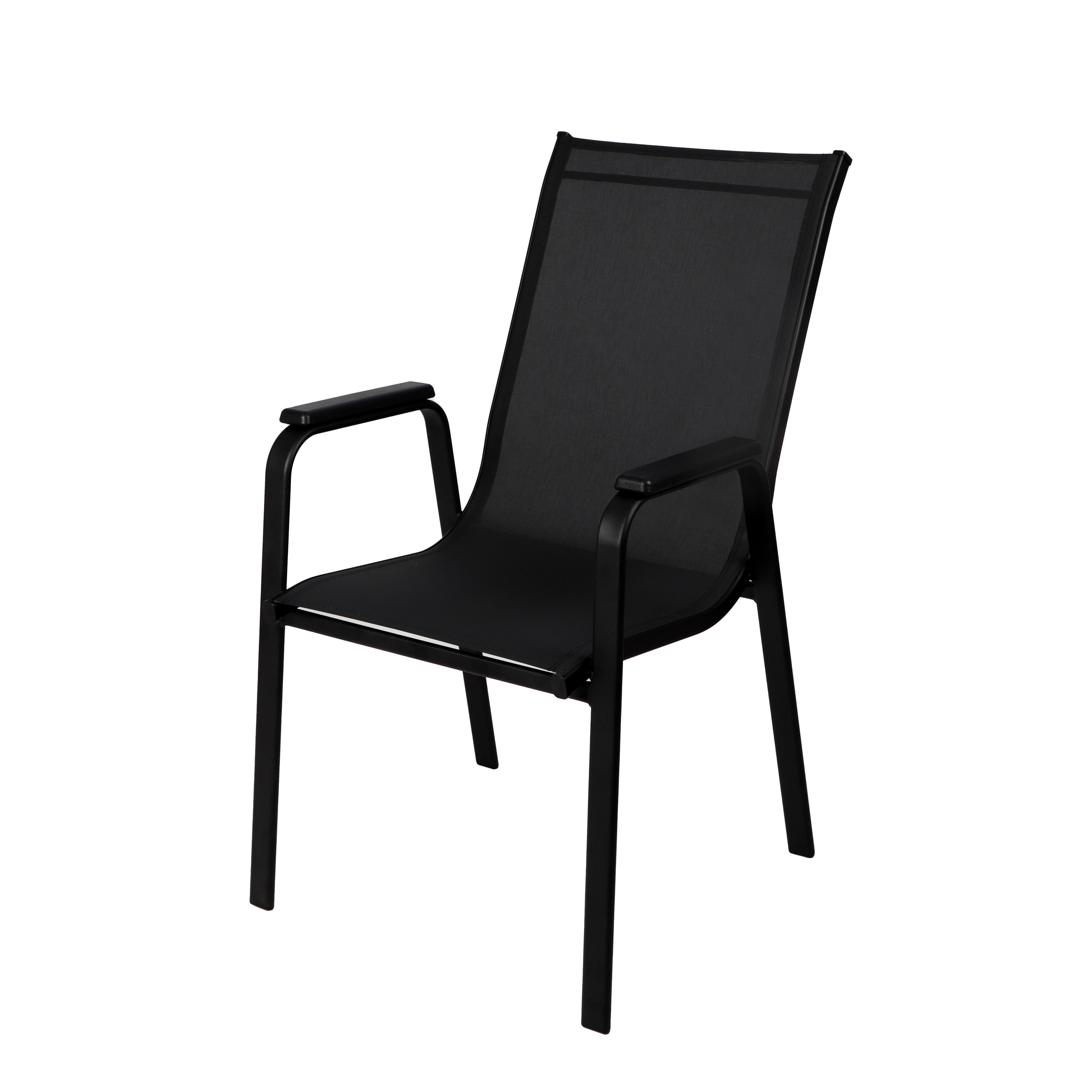 Изображение товара Стул садовый Mitlan LOFT 57 см x 71 см x 94 см алюминий черный 1 шт