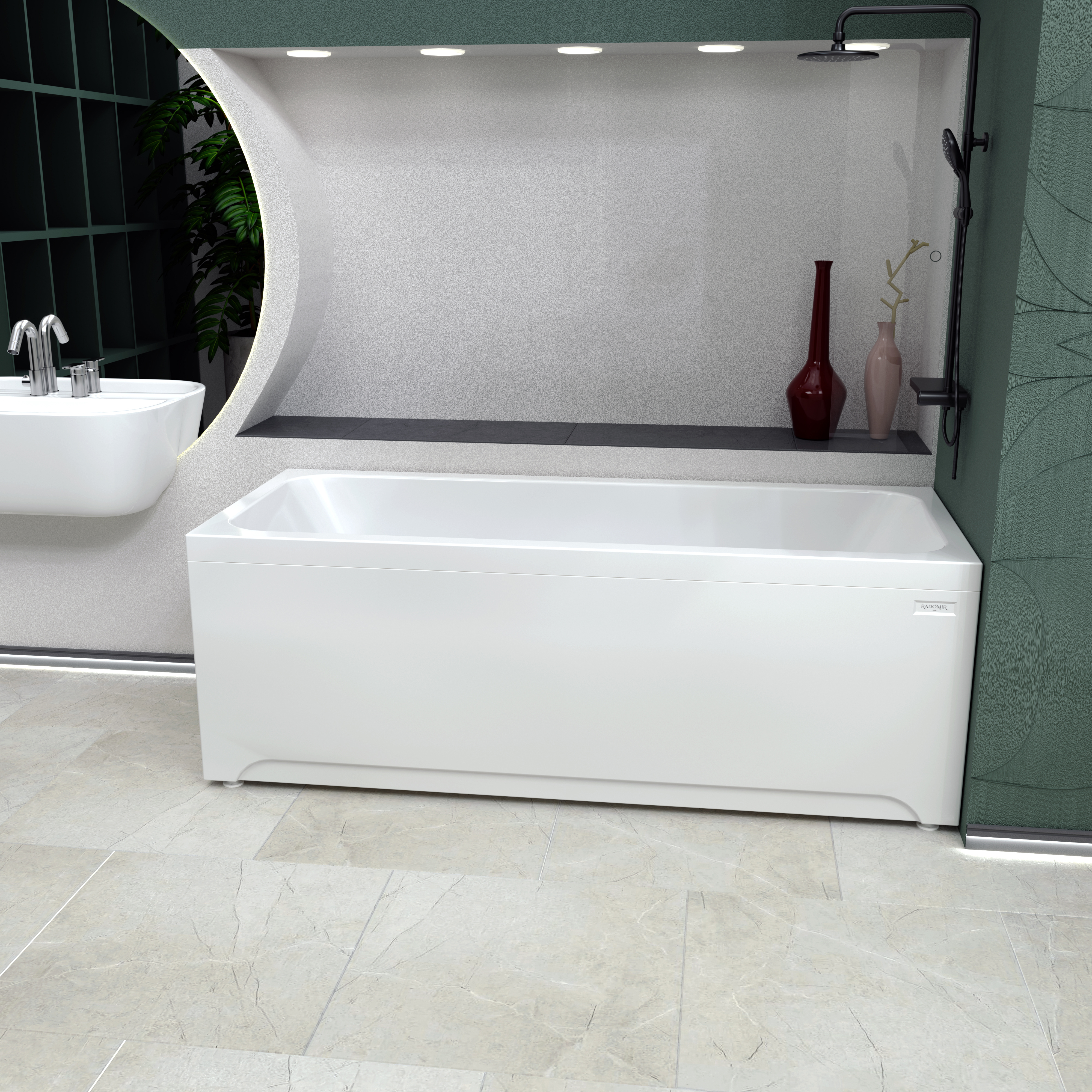 Изображение товара Прямоугольная ванна Radomir Патрисия 1-01-0-0-1-331 акрил 170x70см