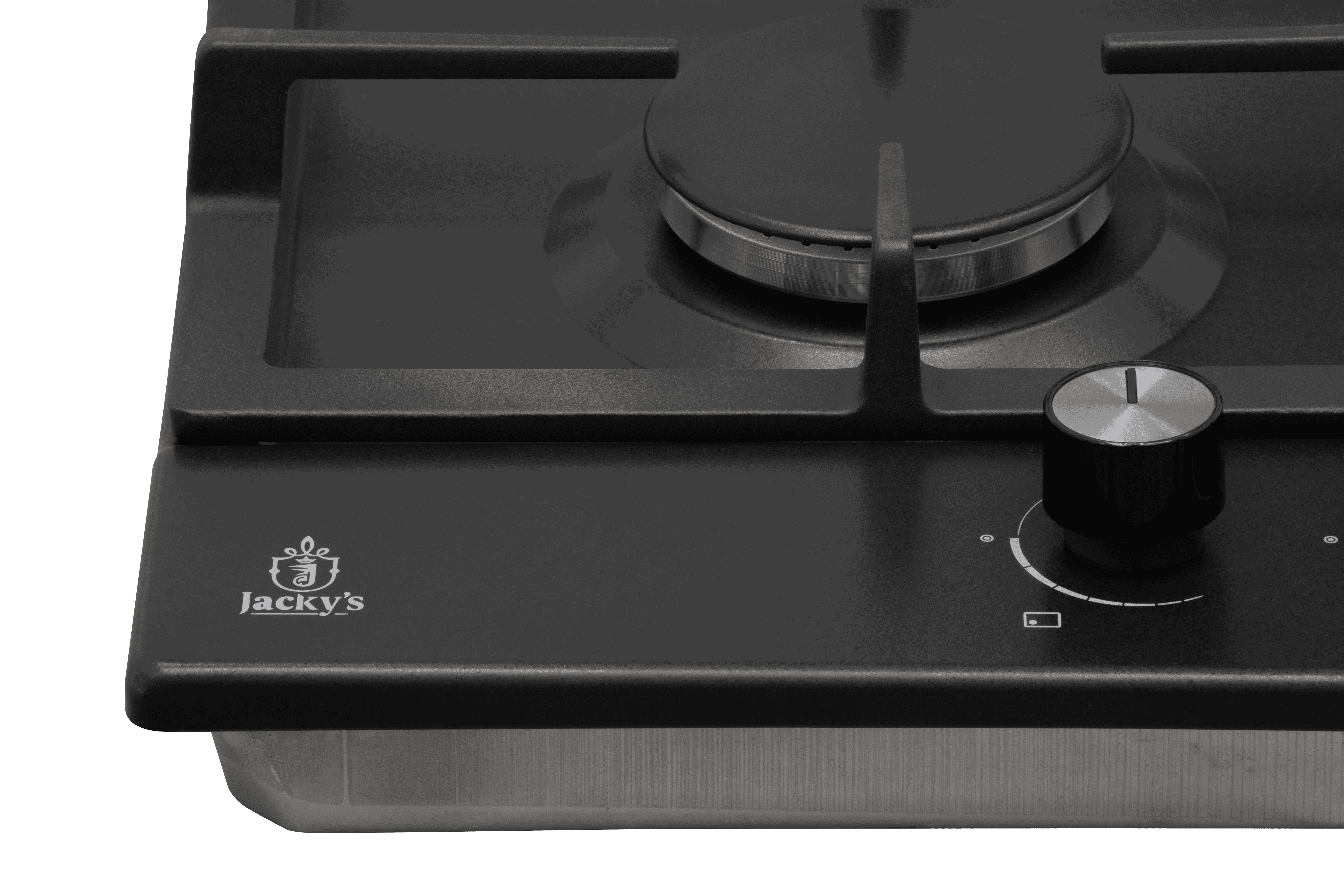 Изображение товара Газовая варочная панель Jacky`s JH GW633 4 конфорки черный стильный дизайн