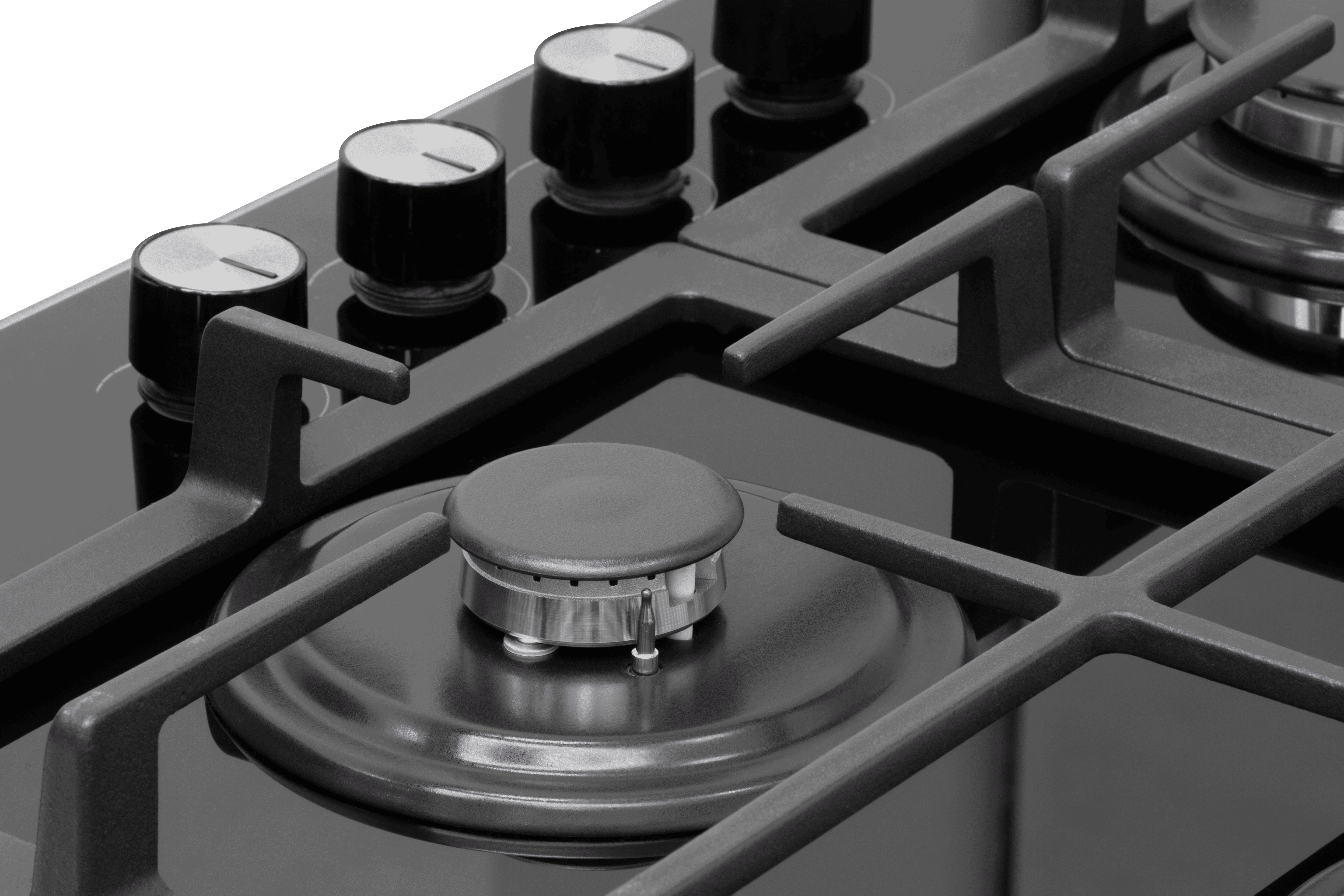 Изображение товара Газовая варочная панель Jacky`s JH GB633 58 см 4 конфорки цвет черный