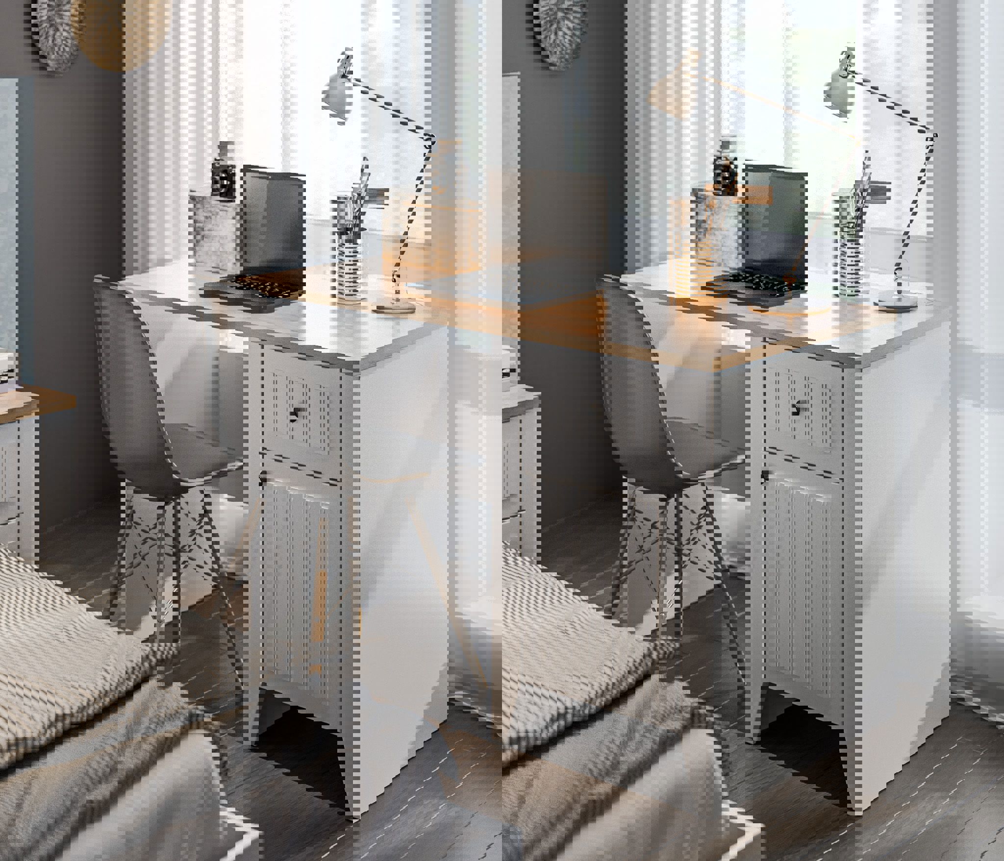 Изображение товара Стол Столплит Монтана СБ-3549 119x76x58 см ЛДСП цвет белый