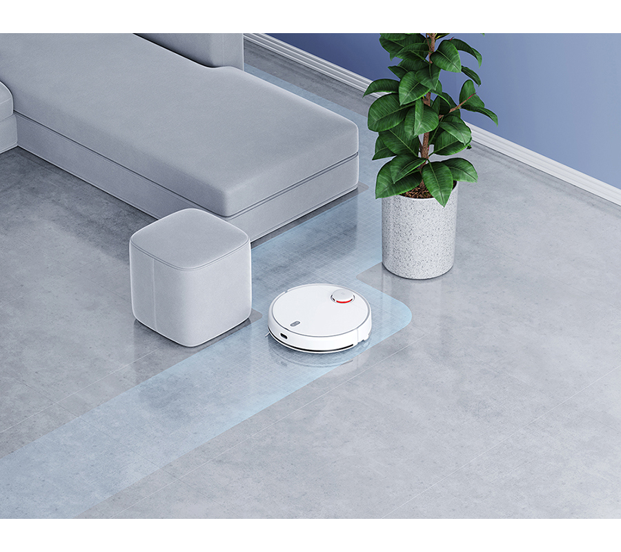 Изображение товара Робот-пылесос с влажной уборкой Xiaomi 414635 35.6 Вт 0.45 л цвет белый