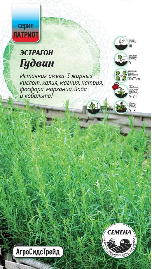 Изображение товара Семена пряных трав Патриот эстрагон Гудвин