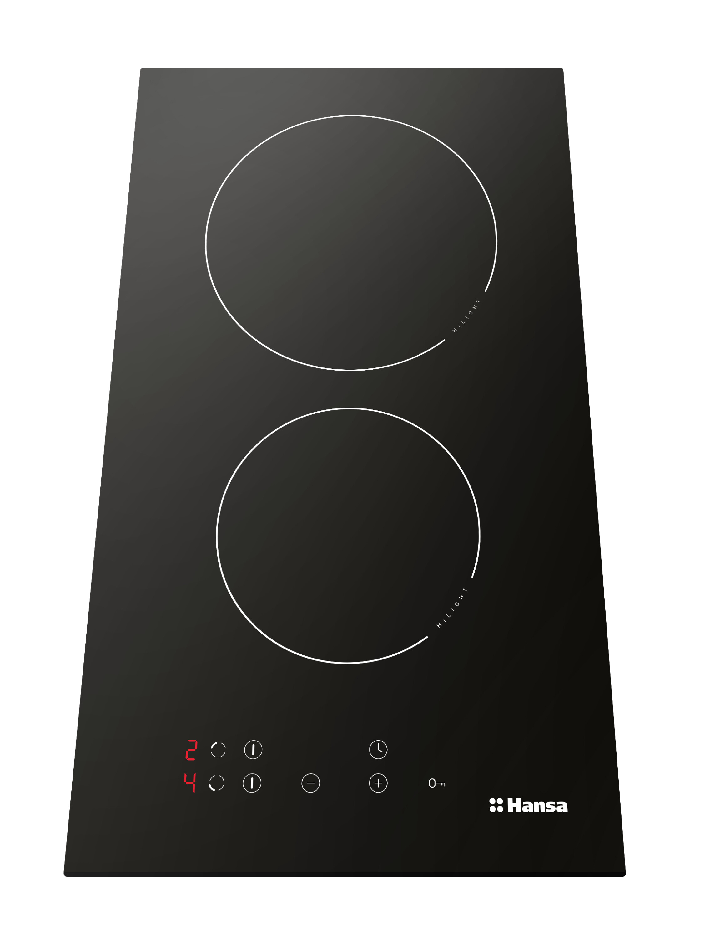 Изображение товара Электрическая варочная панель Hansa BHC36106 30 см 2 конфорки цвет черный