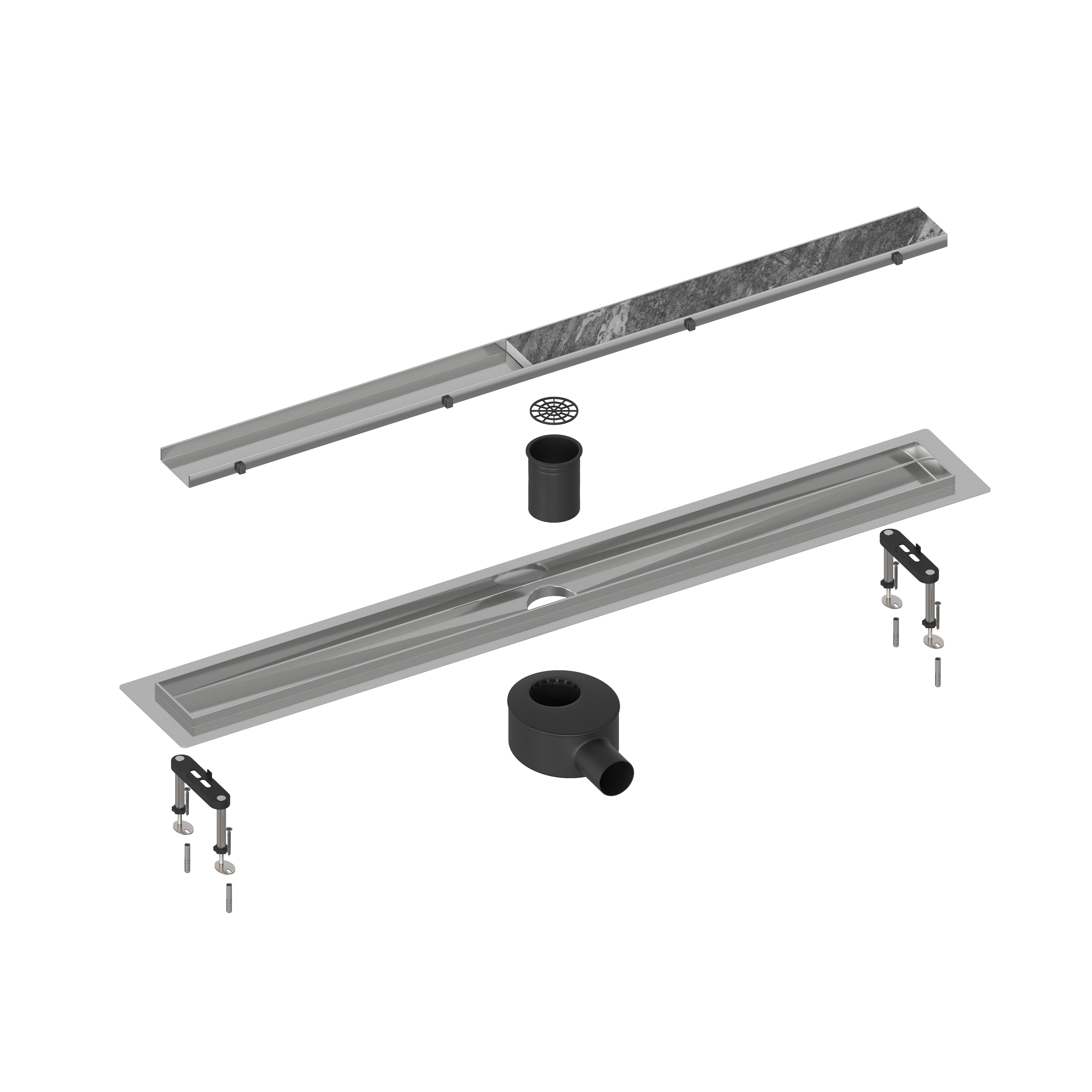 Изображение товара Душевой трап из нержавеющей стали Timo DS230210/00, универсальный затвор