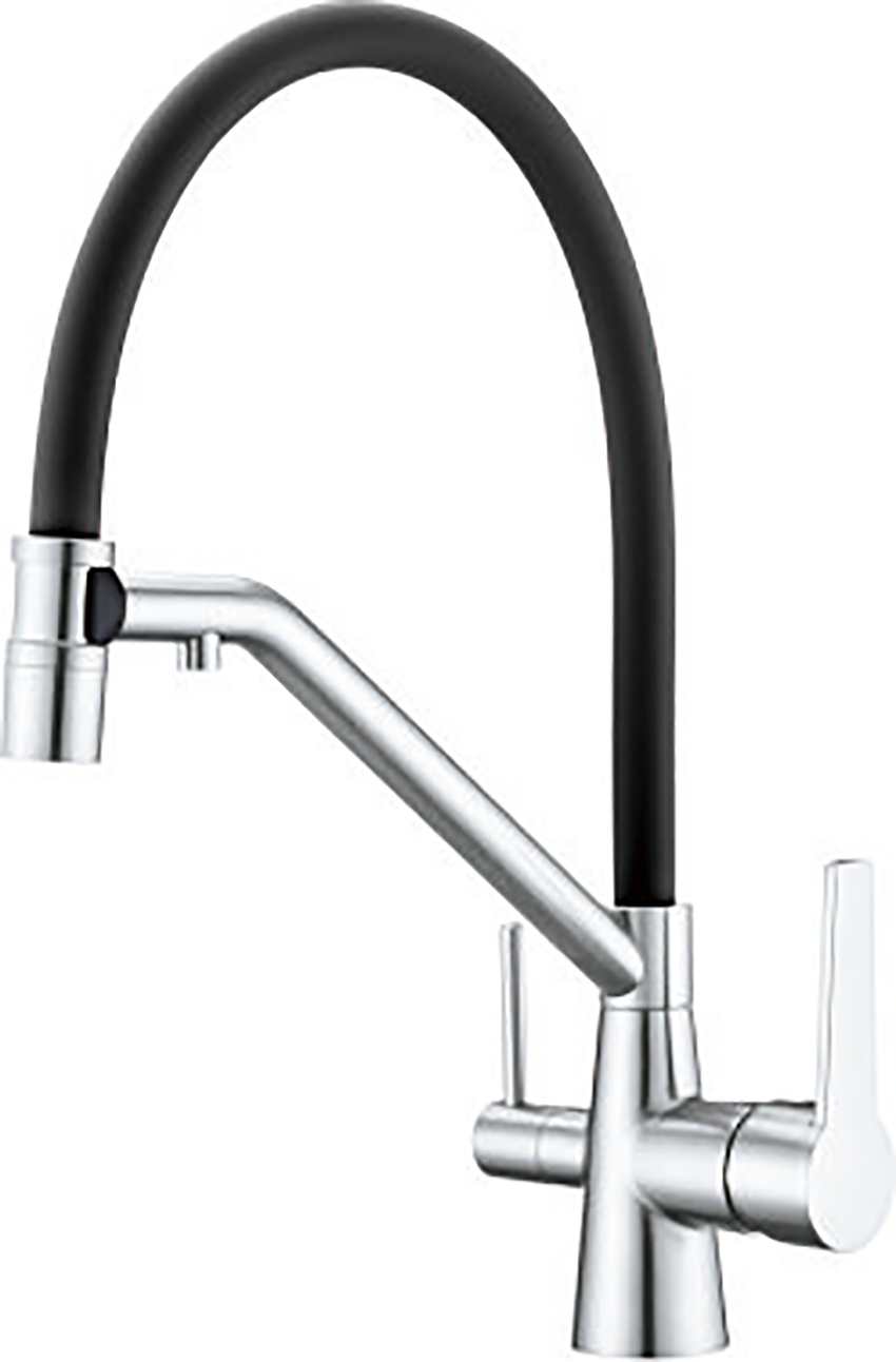 Изображение товара Современный гибкий кухонный смеситель RAGLO R80 с одноручковым управлением