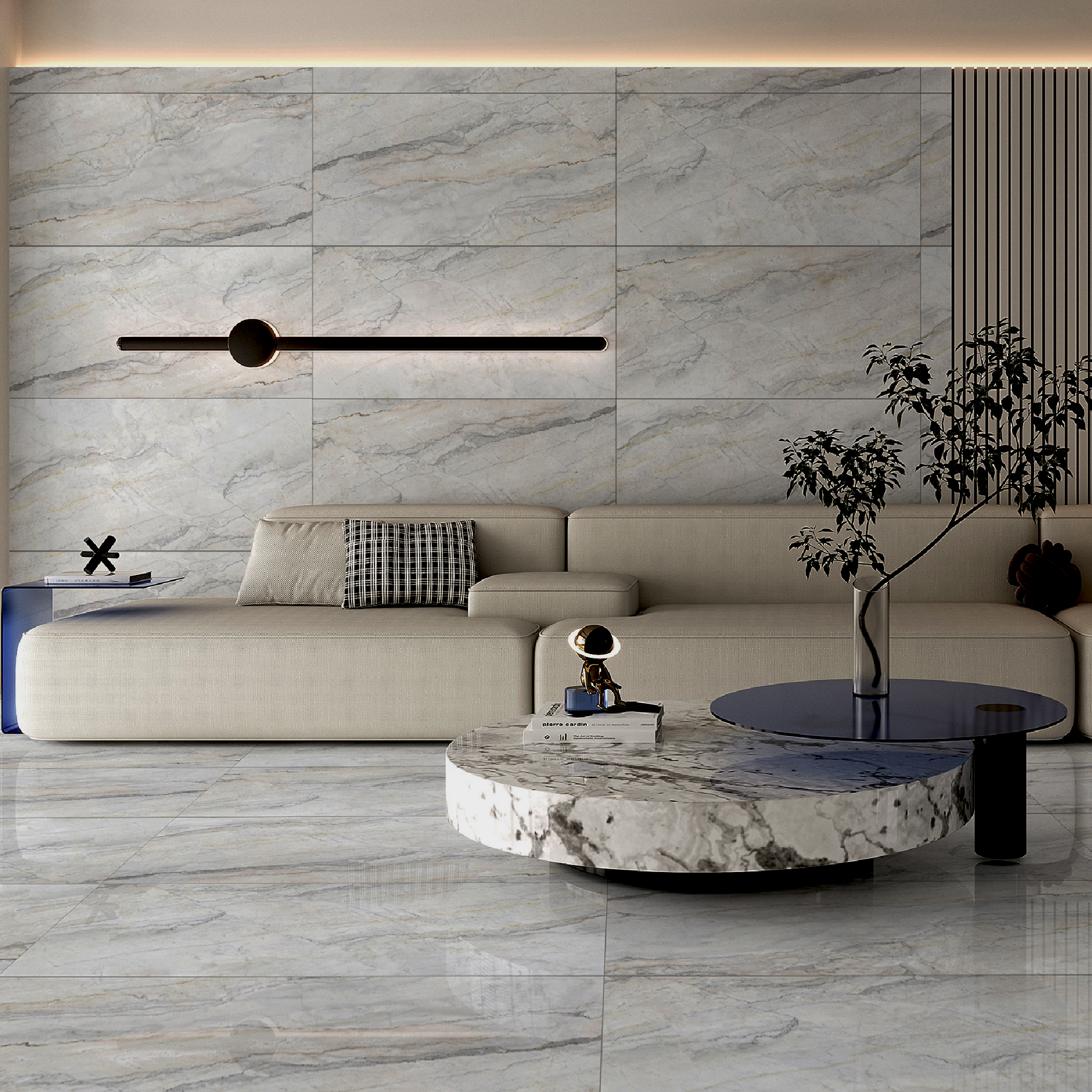 Изображение товара Керамогранит Concor Artic Natural 120x60 см 1.44 м² полированный цвет серый