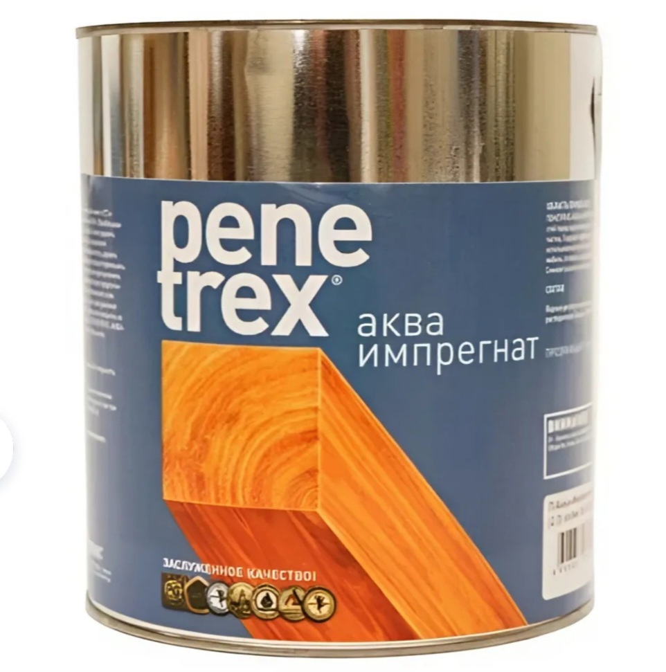 Изображение товара Грунт-антисептик PENETREX Аква-Импрегнат 0.8л для защиты дерева