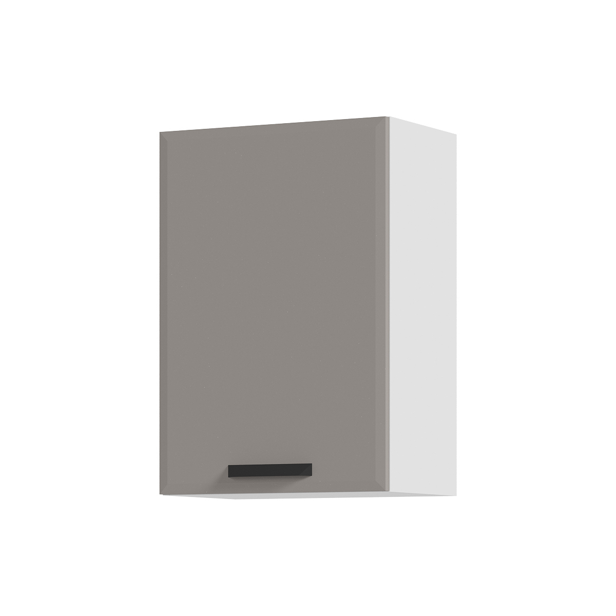 Изображение товара Навесной шкаф Призма из МДФ 50x71.6x31.8 см темно-серый от Стендмебель