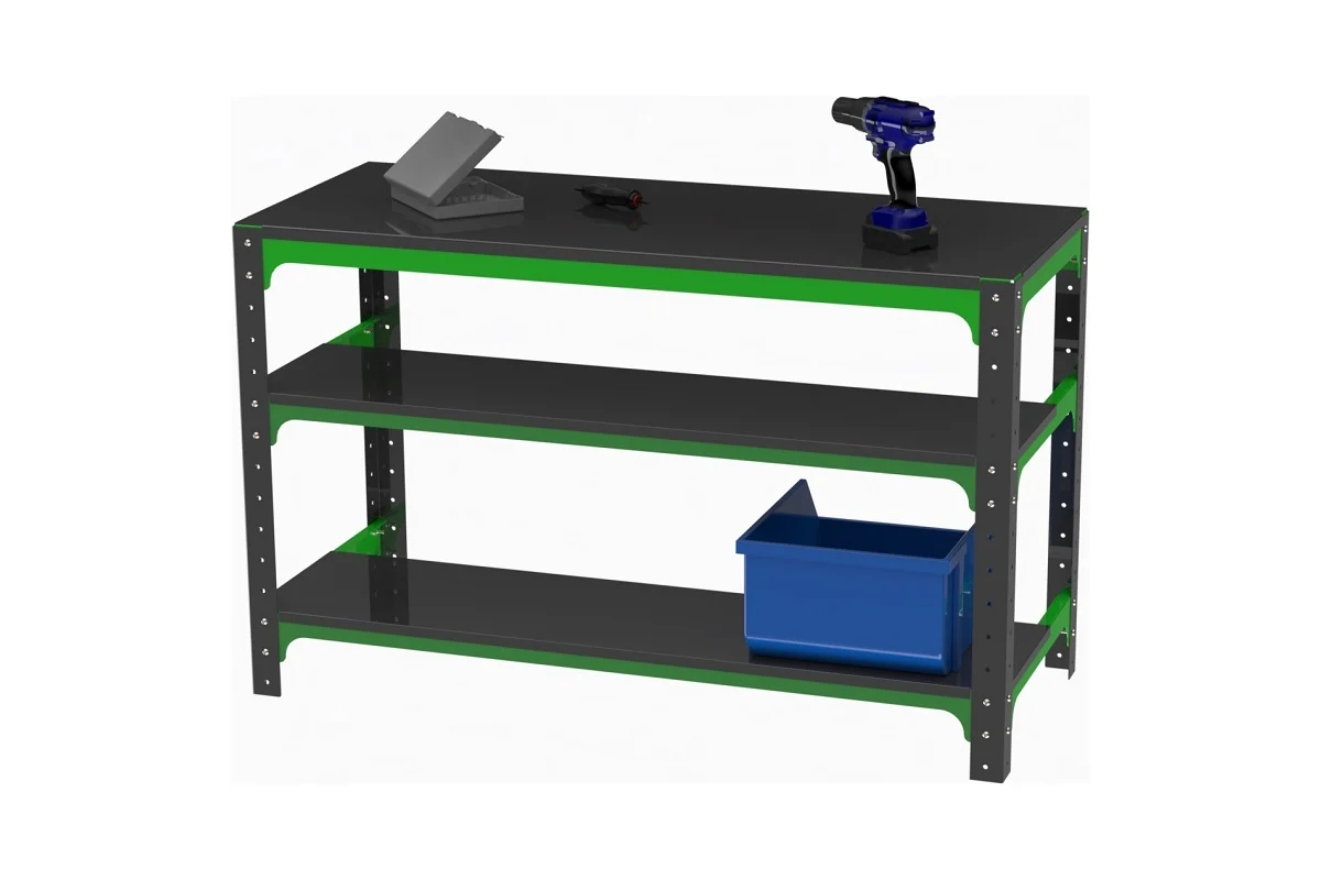 Изображение товара Металлический верстак Metalex KIT 201026 - прочный и мобильный