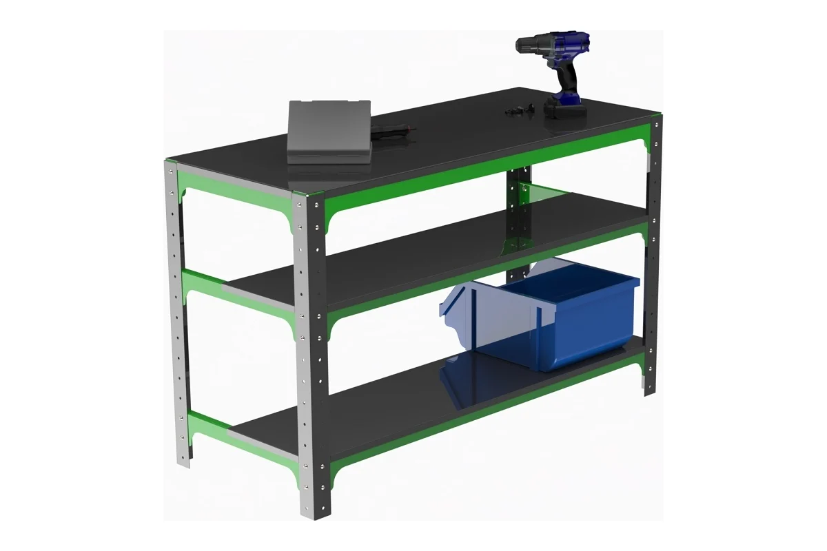 Изображение товара Металлический стол Metalex KIT 201027 для работы на производстве