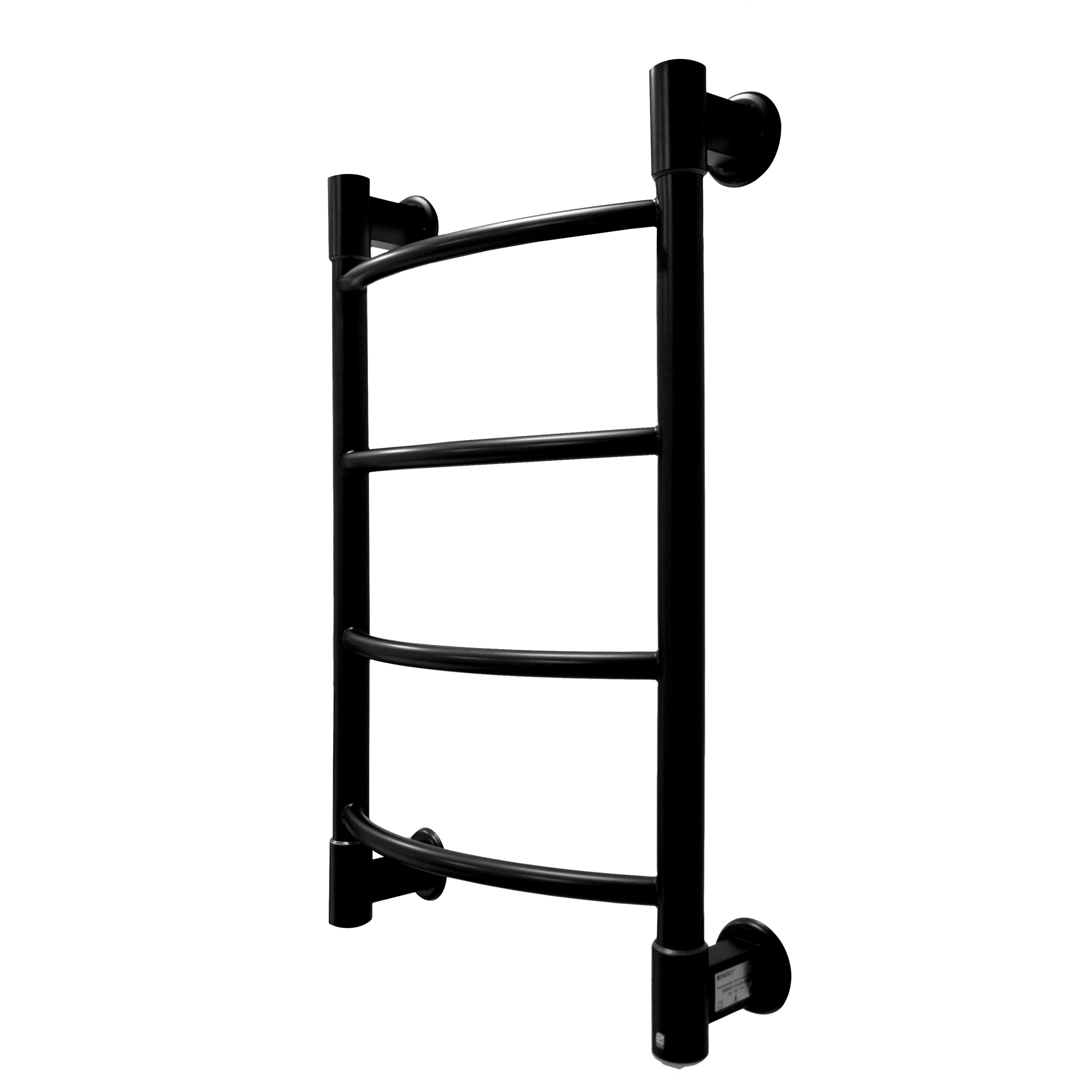 Изображение товара Электрический полотенцесушитель Energy H2 черный 650x434 мм 34 Вт с IP 44