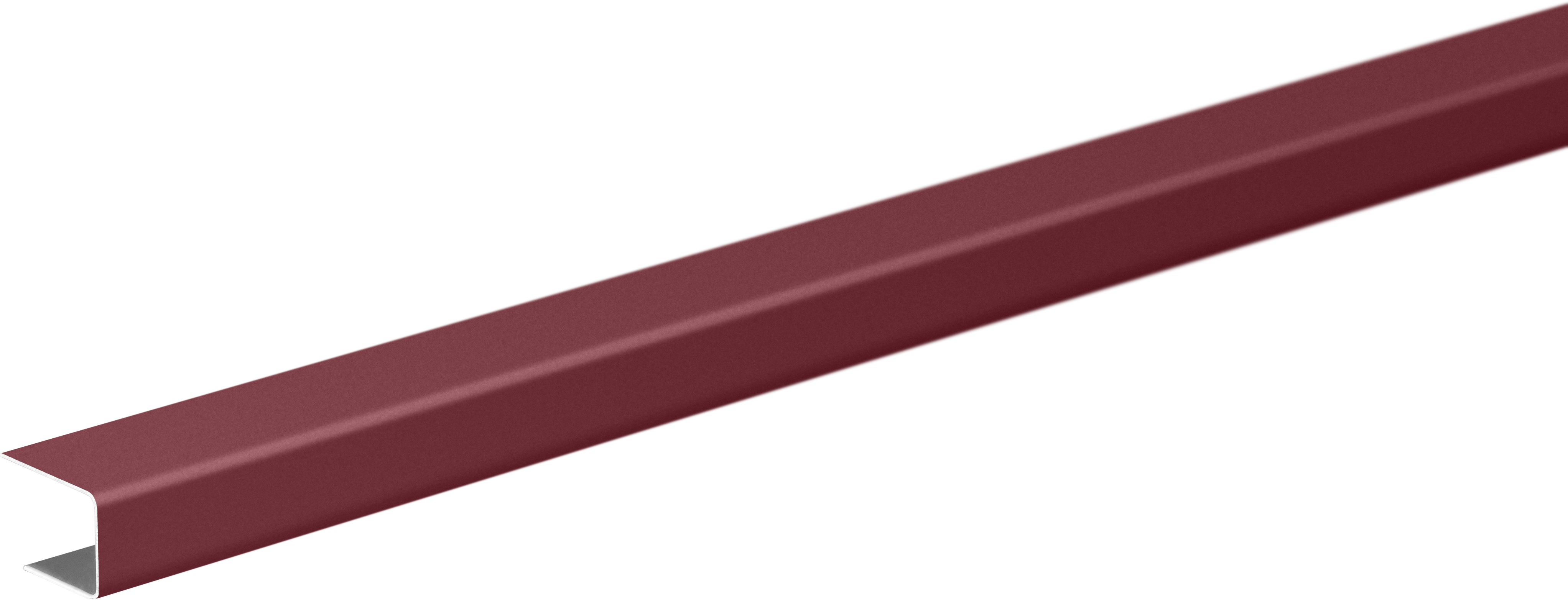 П-планка для профнастила С8 15x10 мм 2 м 0.4 мм RAL 3005 Красный ️ ...
