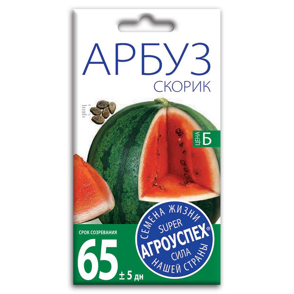 Изображение товара Семена плодово-ягодных растений Агроуспех арбуз Скорик Изображение товара Семена плодово-ягодных растений Агроуспех арбуз Скорик