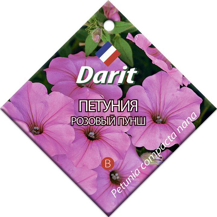 Изображение товара Семена цветов Darit петуния Розовый пунш Изображение товара Семена цветов Darit петуния Розовый пунш