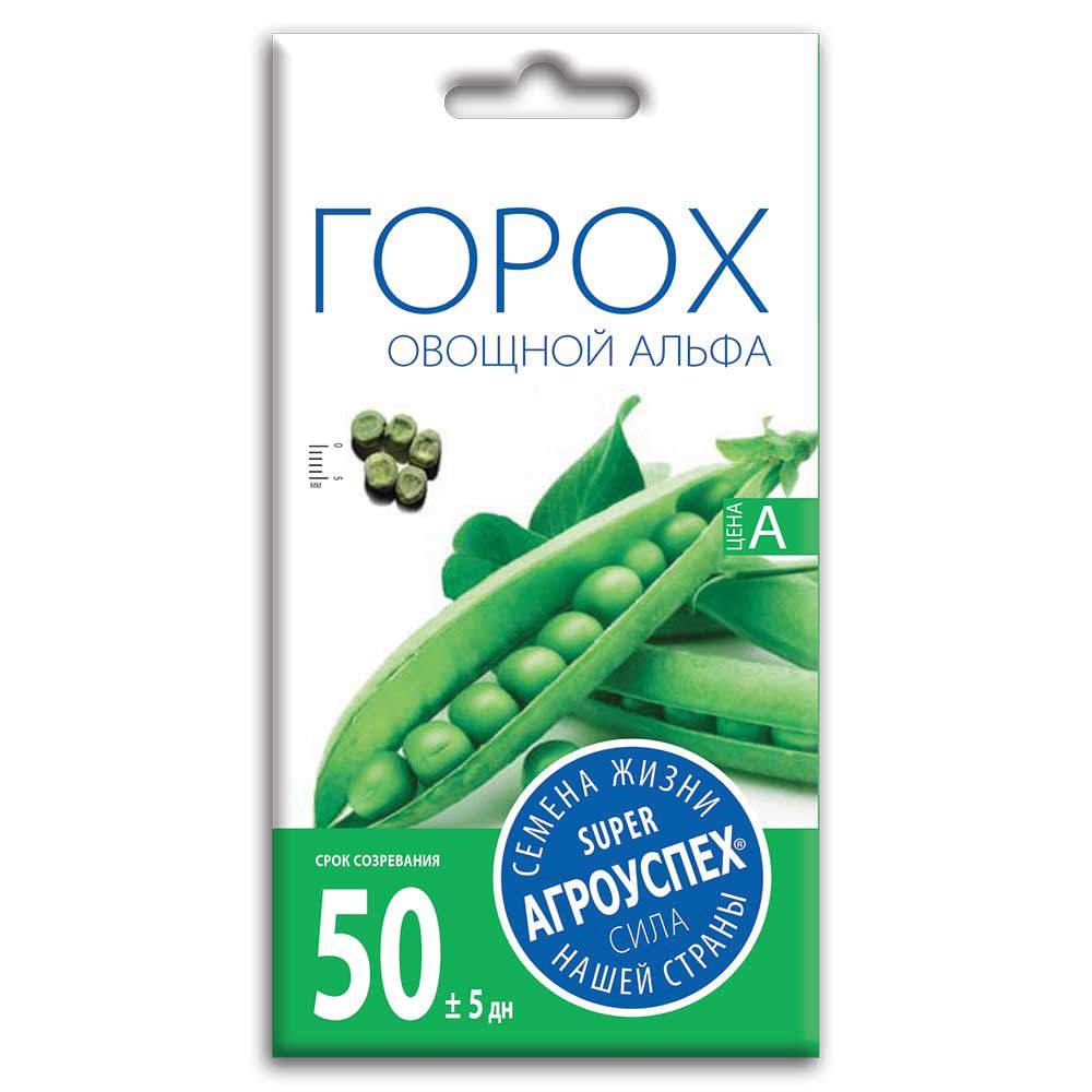 Изображение товара Семена овощей Агроуспех горох Альфа