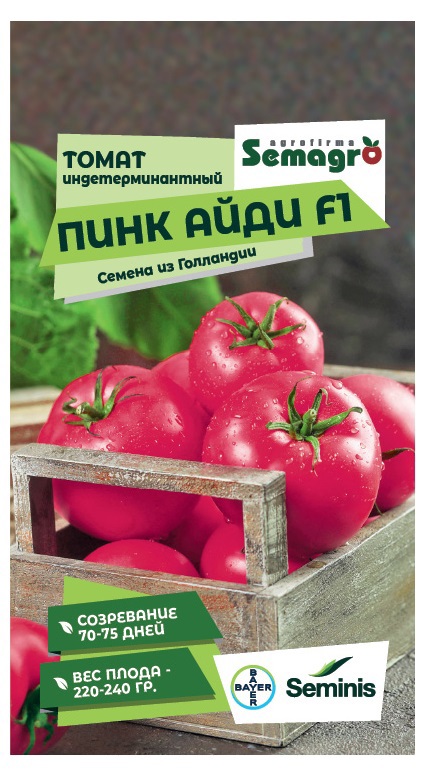 Изображение товара Семена овощей Seminis томат Пинк Айди F1
