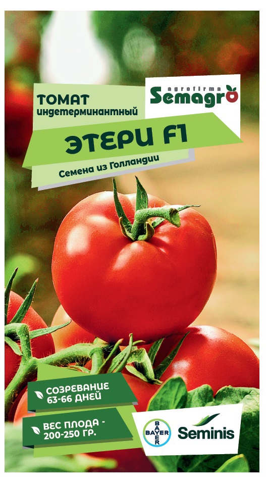 Изображение товара Семена овощей Seminis томат Этери F1