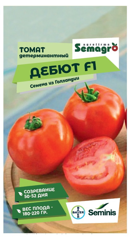 Изображение товара Семена овощей Seminis томат Дебют F1 Изображение товара Семена овощей Seminis томат Дебют F1