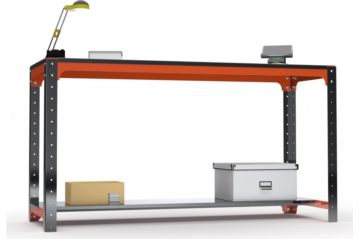 Изображение товара Стол металлический Metalex KIT 201163, максимальная нагрузка до 260 кг