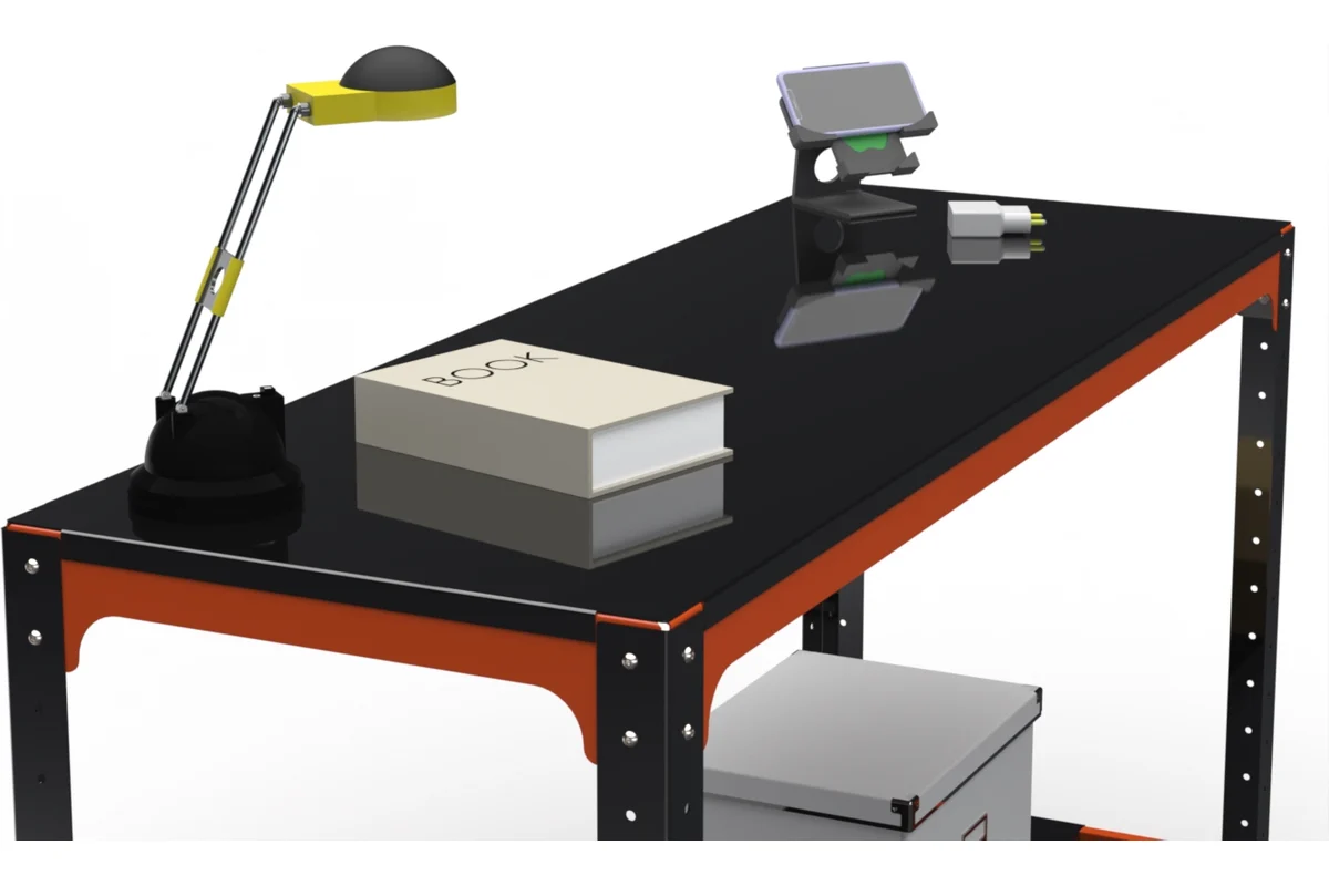 Изображение товара Стол металлический Metalex KIT 201168, максимальная нагрузка до 260 кг