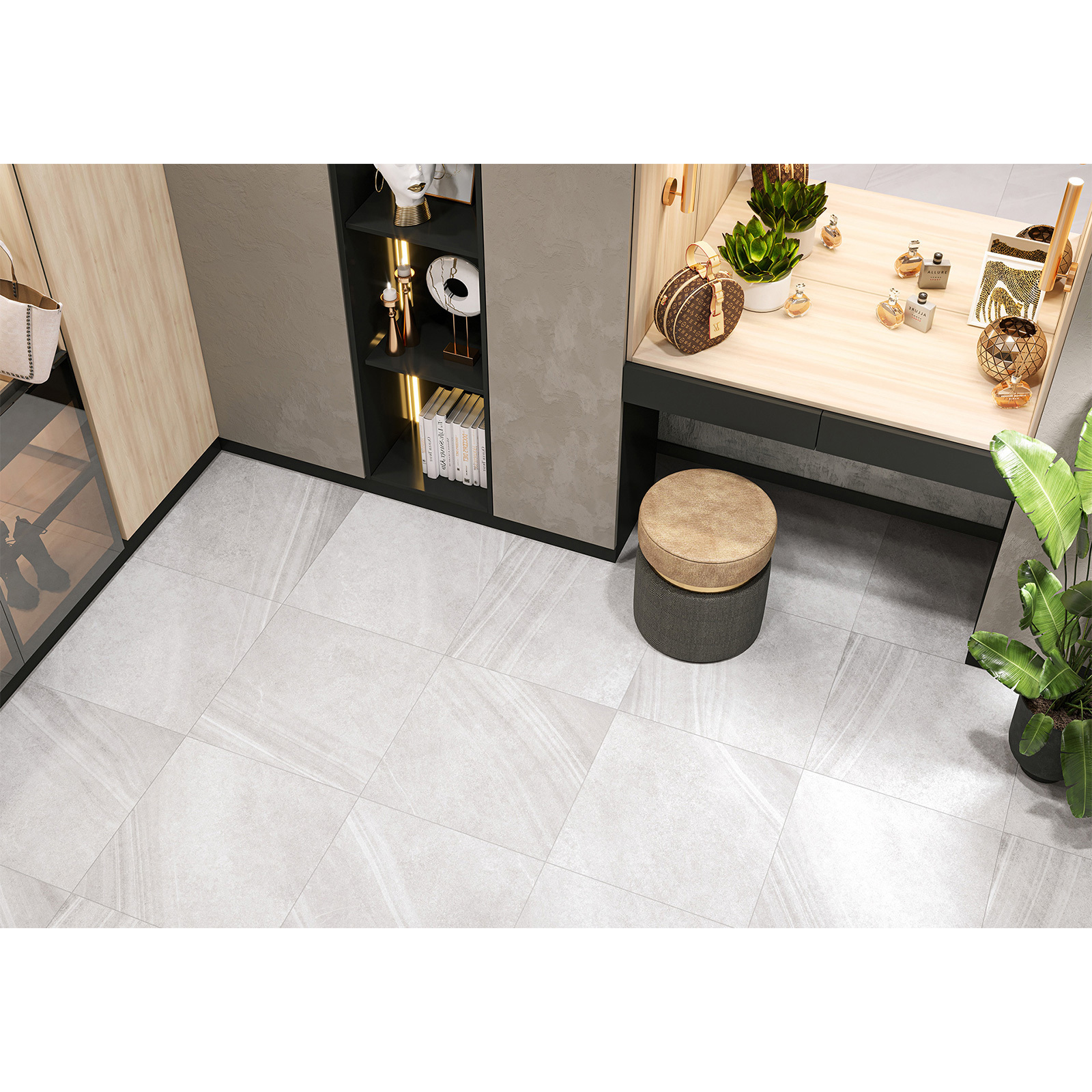 Изображение товара Керамогранит Alma ceramica Carrara GFU04OLS07R 60x60см 1.44 м² цвет серый, серебристый, цена за упаковку Изображение товара Керамогранит Alma ceramica Carrara GFU04OLS07R 60x60см 1.44 м² цвет серый, серебристый, цена за упаковку