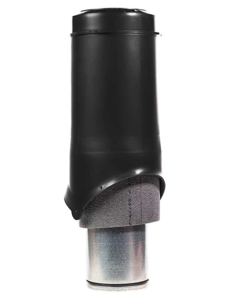 Изображение товара Выход вентиляции Krovent Pipe-VT ⌀125мм черный