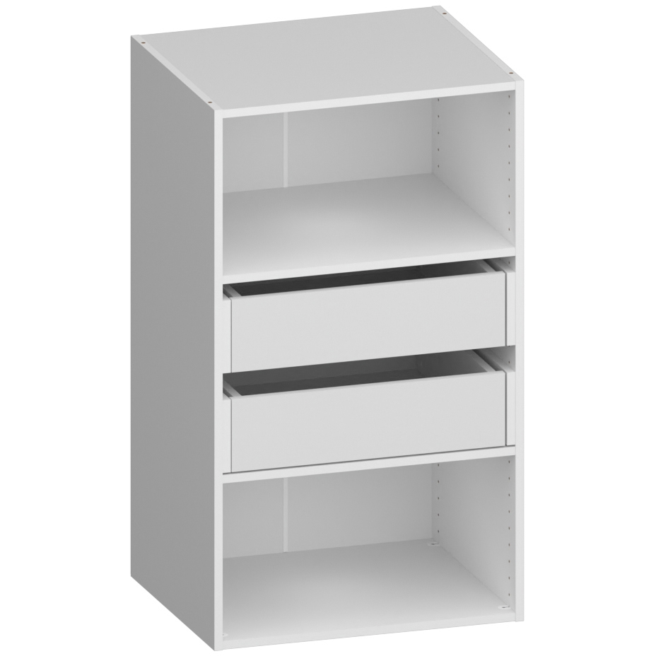 Изображение товара Стеллаж Фокус Л0202 Белый 60x105.3x49 см ЛДСП