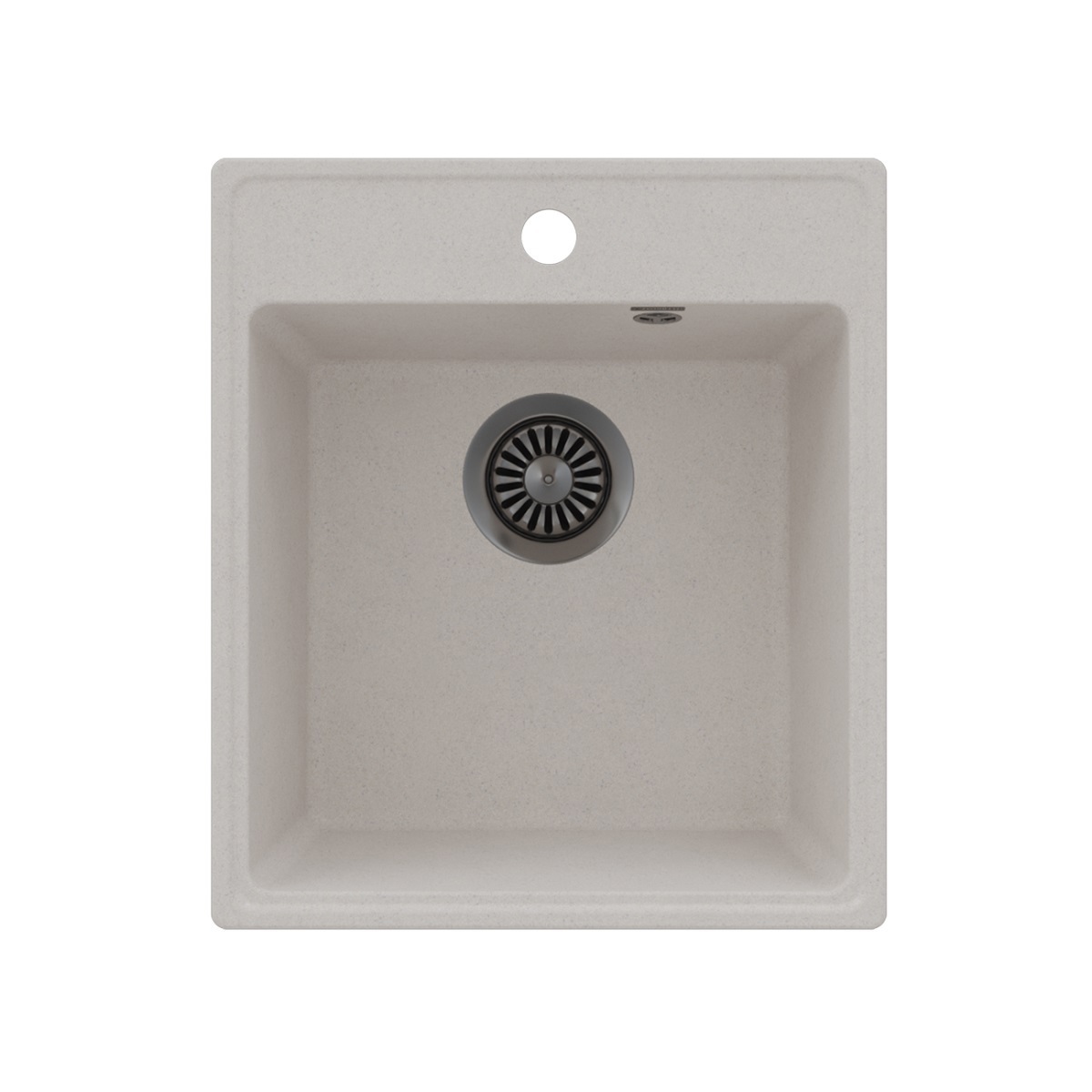 Изображение товара Мойка для кухни врезная Maunfeld MFQS-425W 20x48.5 см глубина чаши 18 см кварц цвет кремовый