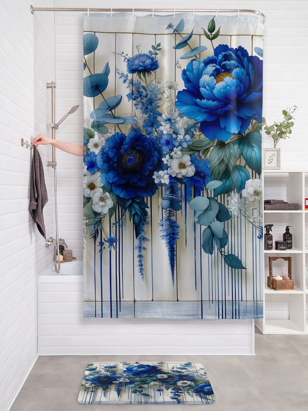 Изображение товара Шторка для ванной комнаты JOYARTY sc_sd1644 200x180см цвет разноцветный