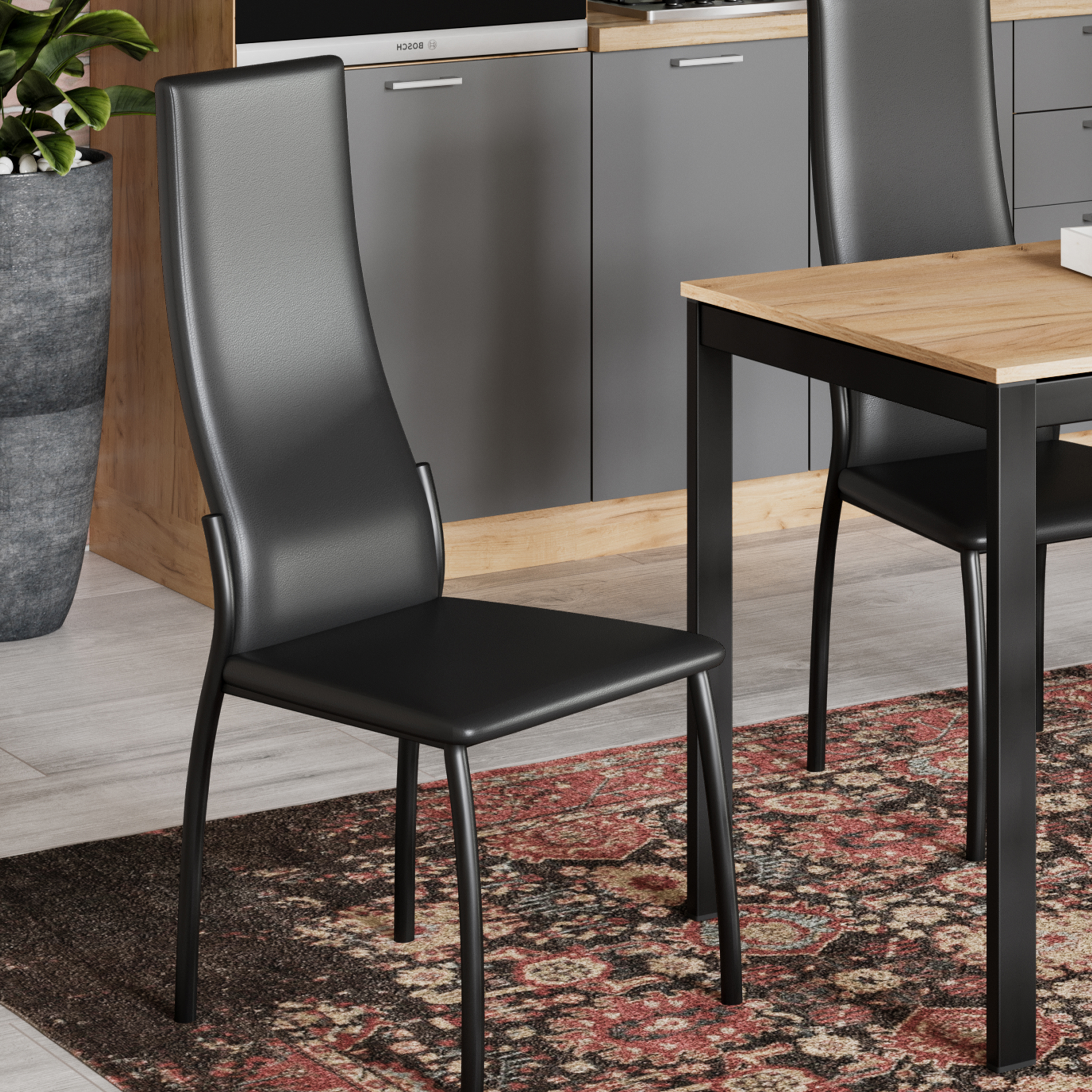 Изображение товара Стул ТриЯ Кредо 172320 современный дизайн металлокаркас кожа