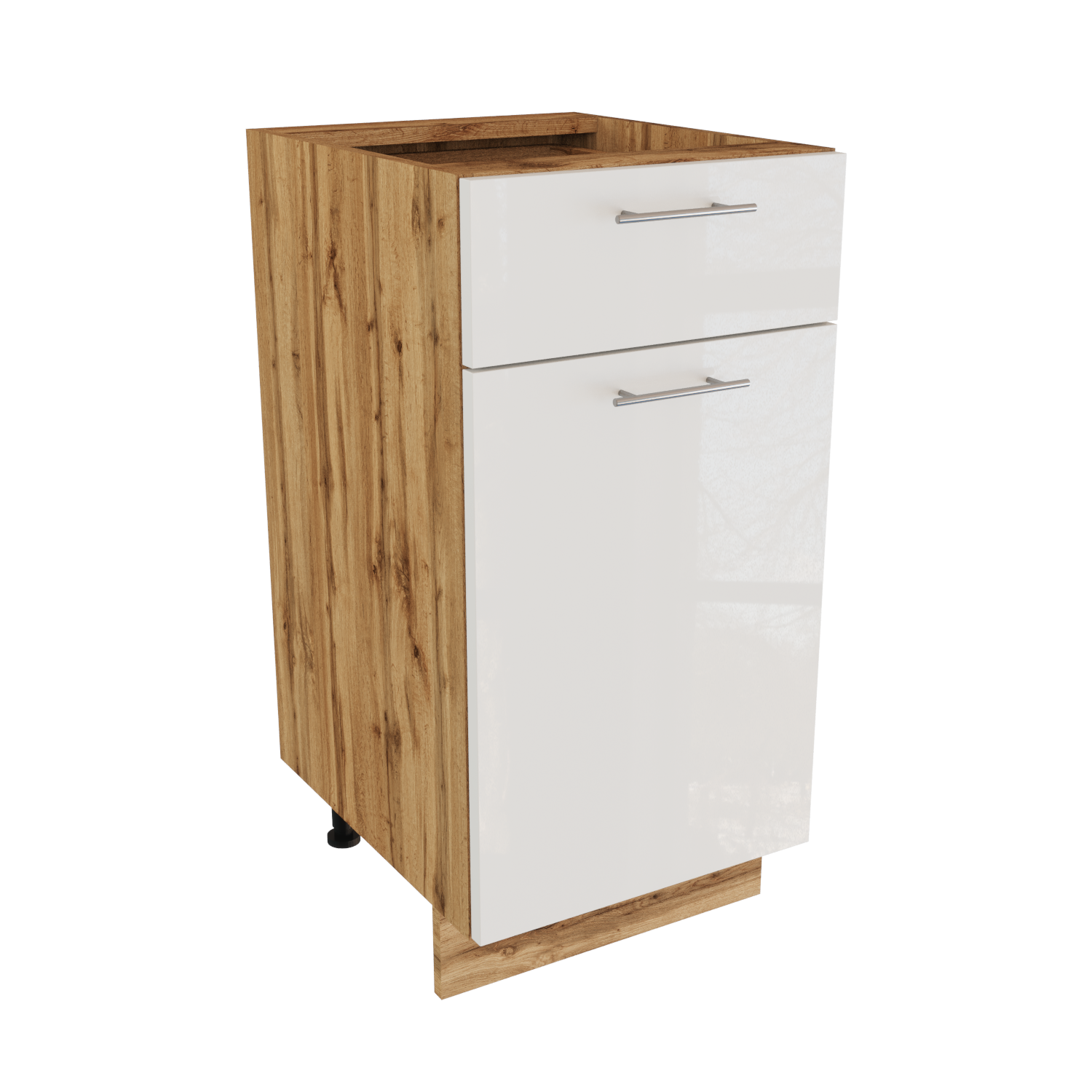 Изображение товара Напольный шкаф Валерия - белый глянец, 40x81. 6x47. 8 см