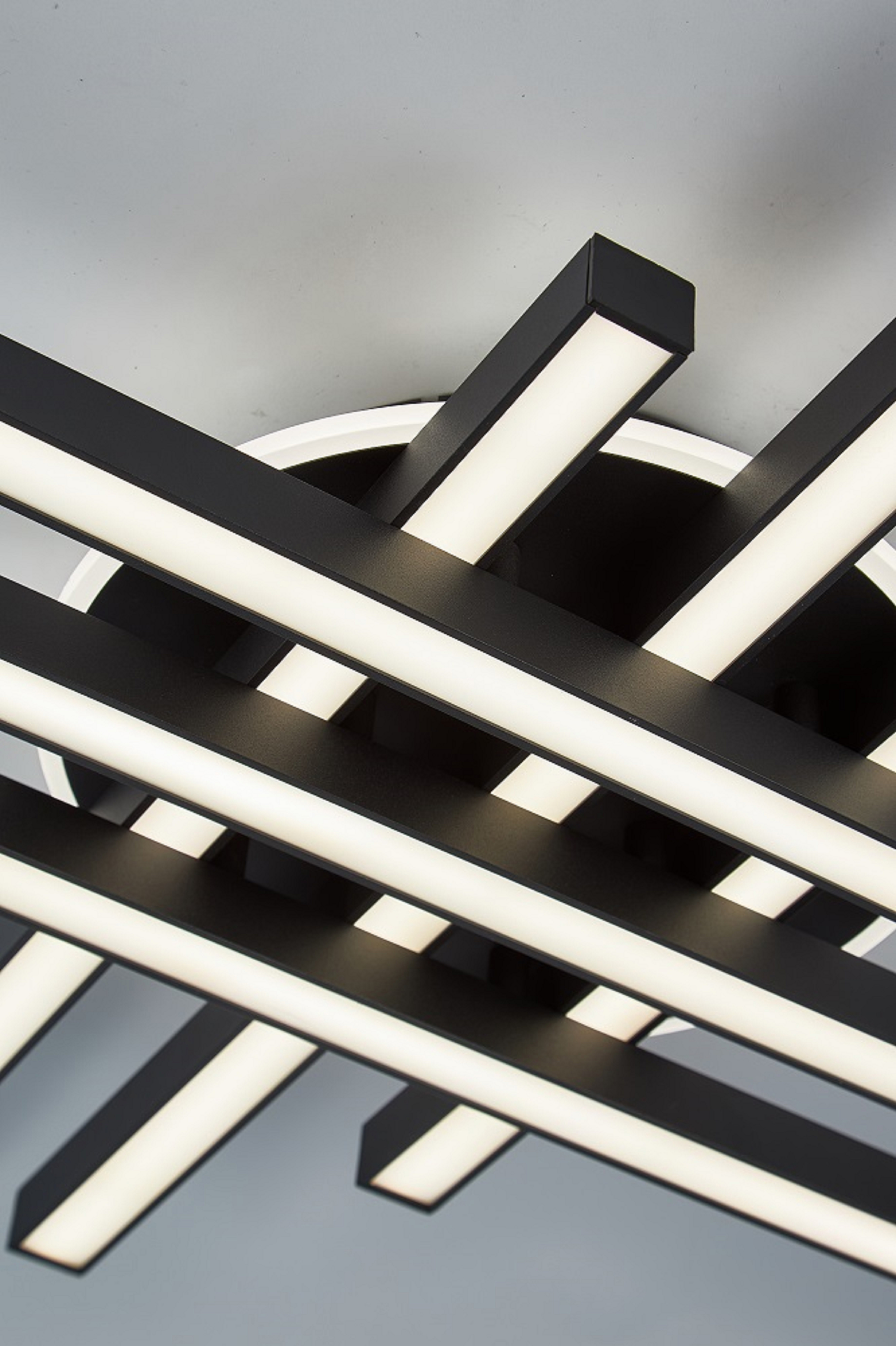 Изображение товара Люстра потолочная светодиодная Семь огней Medison с пультом 20 м² регулируемый белый свет черный