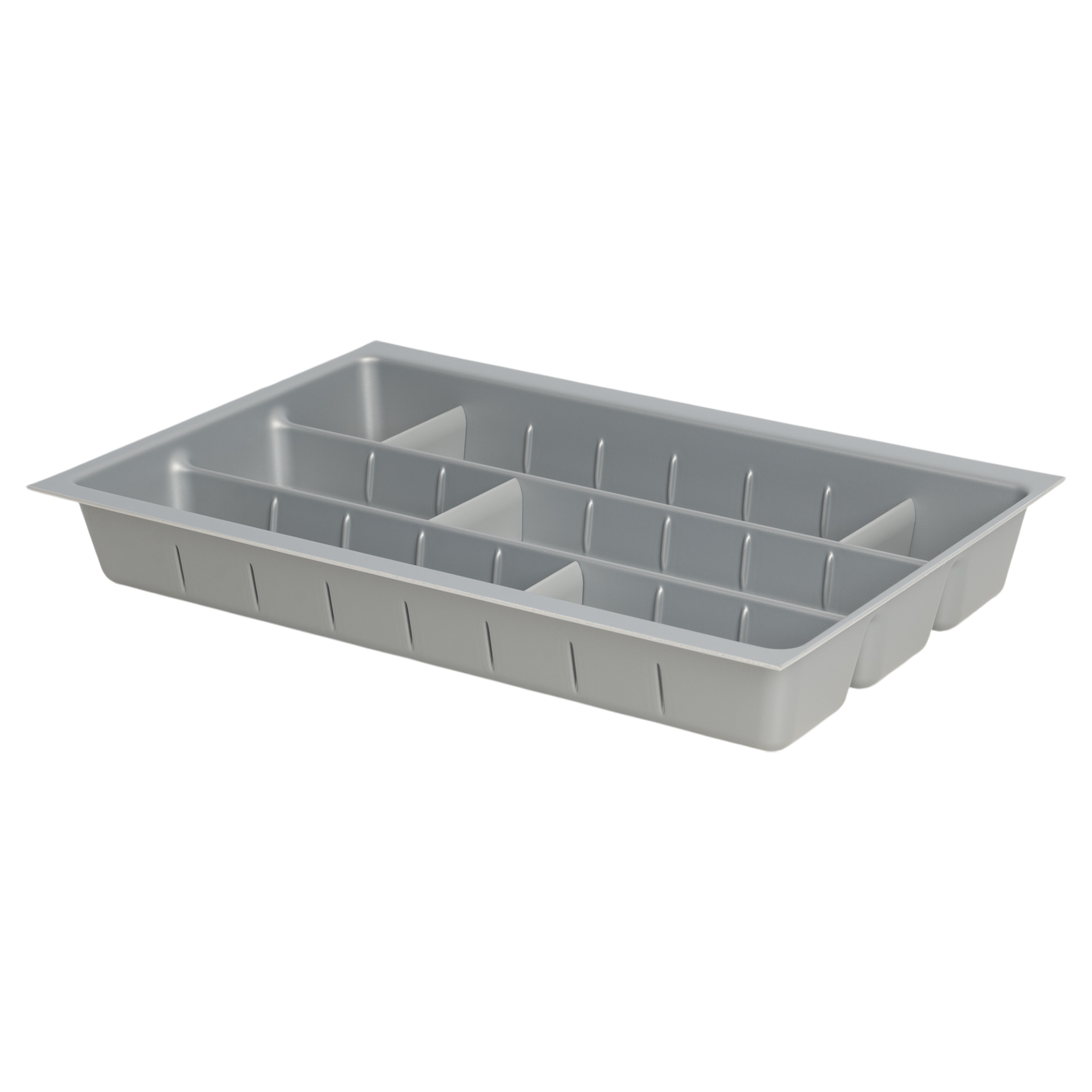 Лоток для столовых приборов Hettich Orga Tray 590IANL470KB400 30.6x7x46 см пластик цвет серый