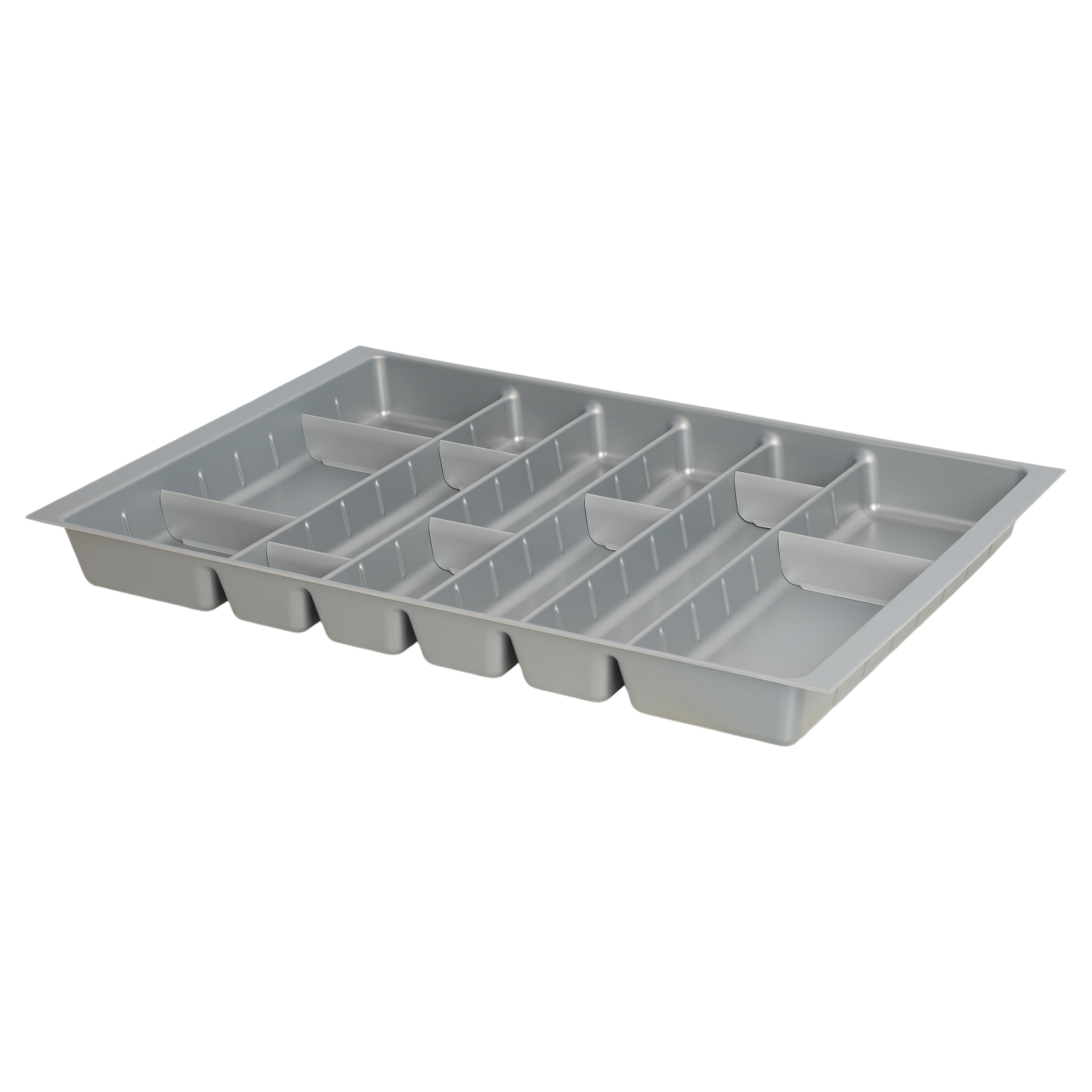 Лоток для столовых приборов Hettich Orga Tray 590IANL470KB800 46.2x7x71.7 см пластик цвет серый