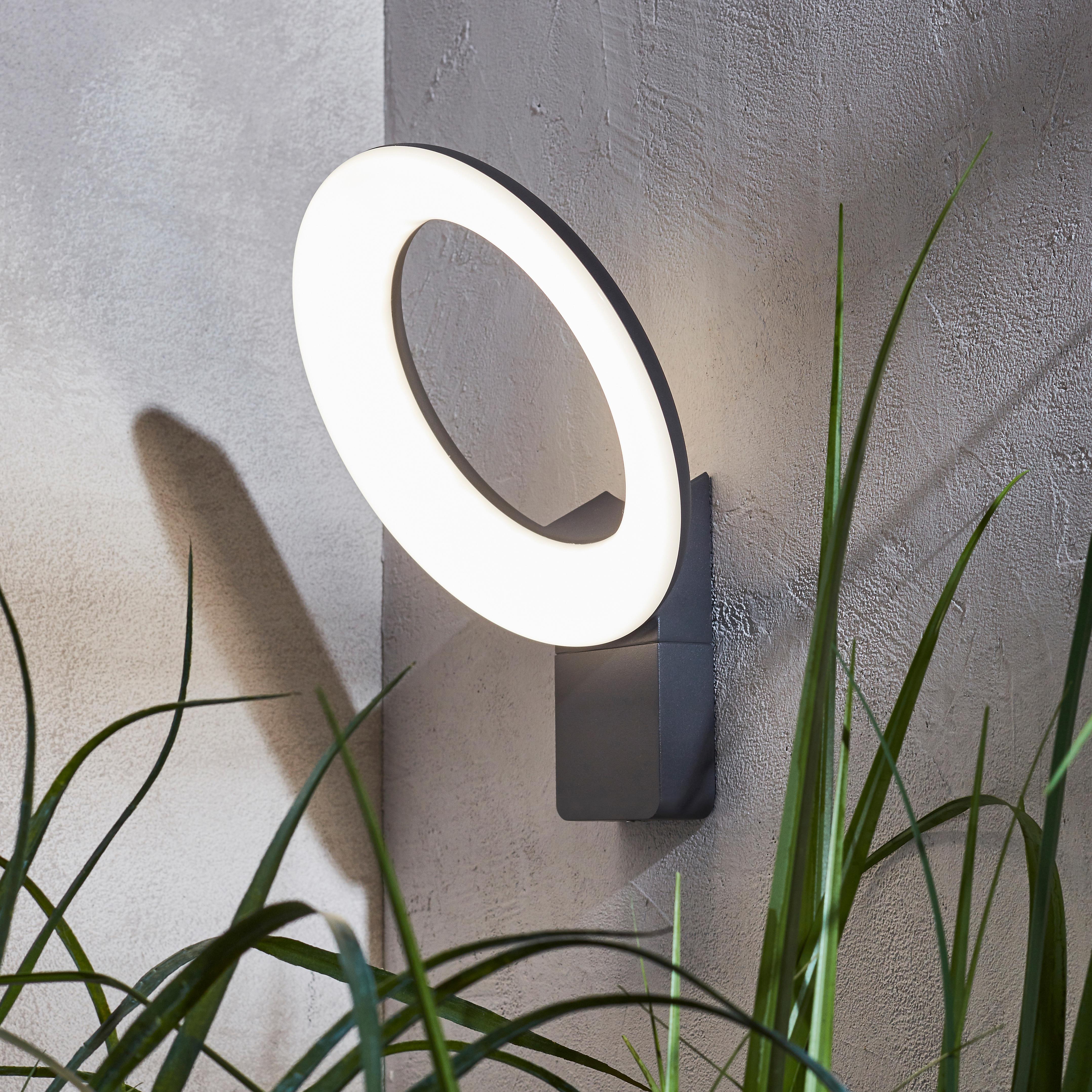 Изображение товара Уличный светодиодный светильник Inspire Quito 17.3 Вт IP54 серый настенный