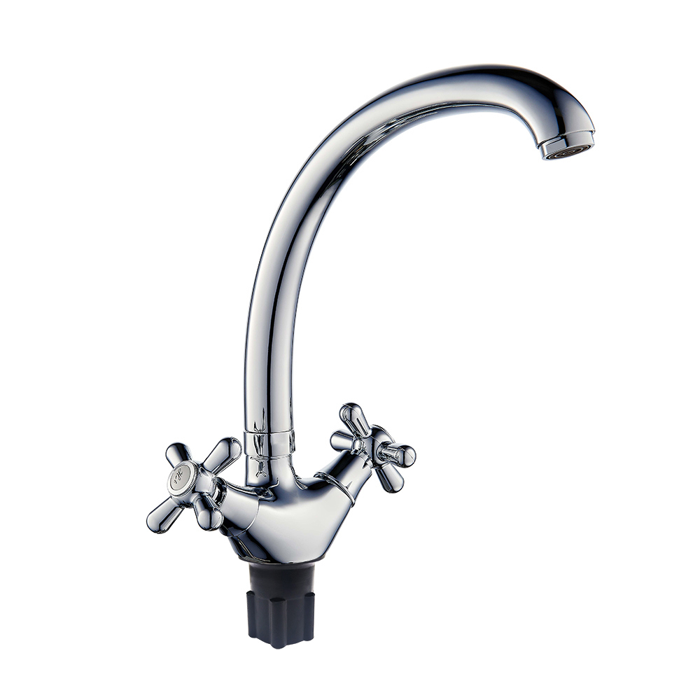 Изображение товара Смеситель для кухни ROEGEN RP024B с поворотным изливом 24 см хром