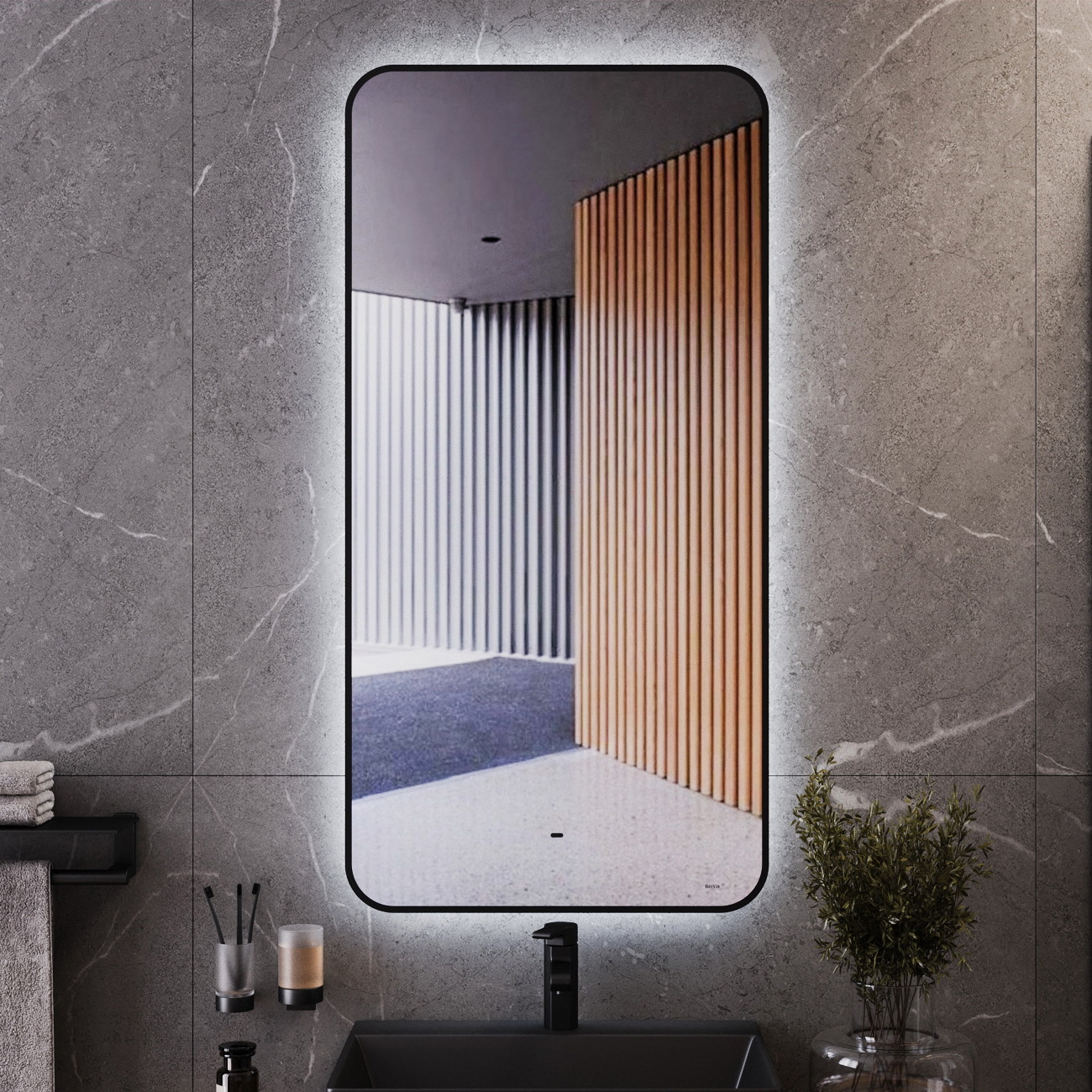 Изображение товара Зеркало для ванной Bond M35ZE-60120 с подсветкой 60x120см